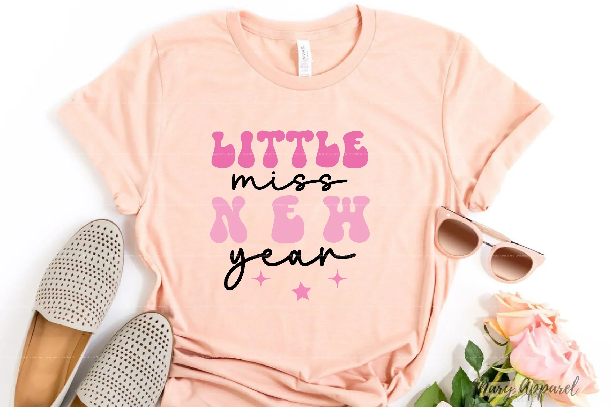 Pink New Year SVG Bundle - Image 5
