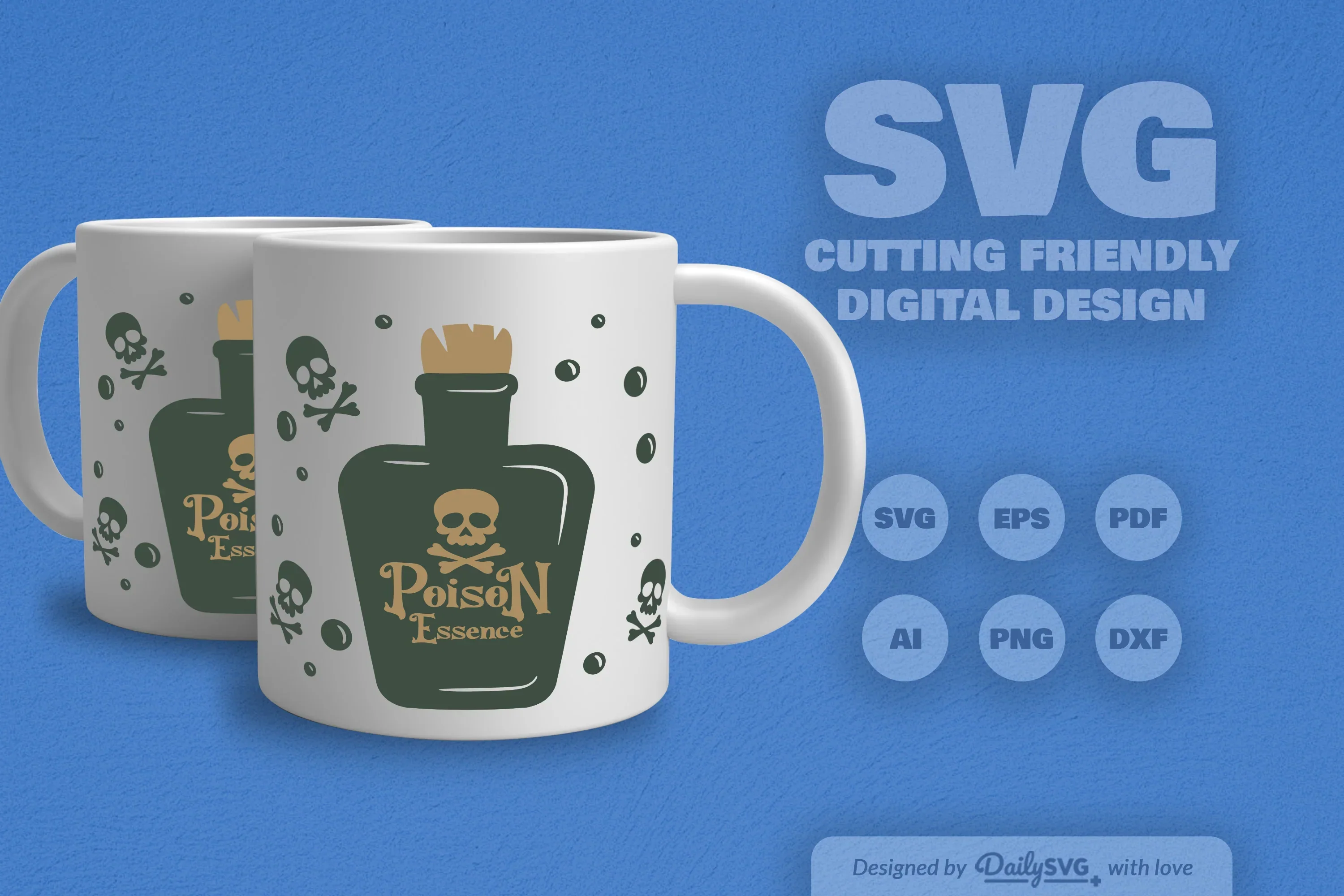 Poison Bottle Halloween SVG Bundle - Image 5