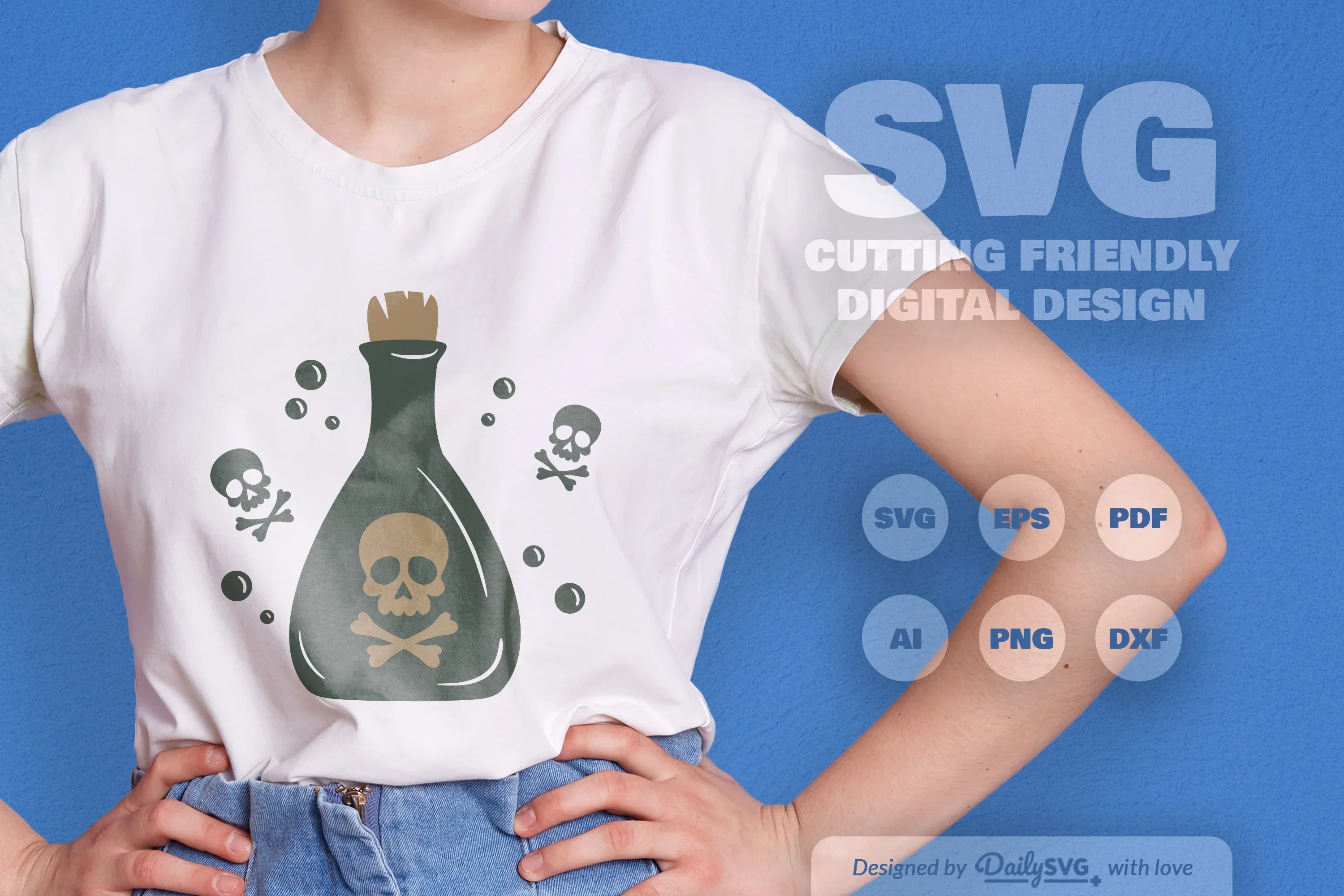 Poison Bottle Halloween SVG Bundle - Image 2