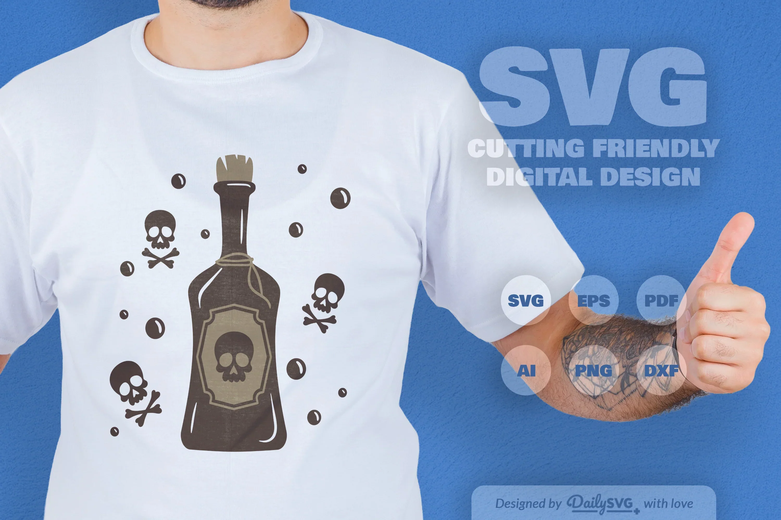 Poison Bottle Halloween SVG Bundle - Image 3