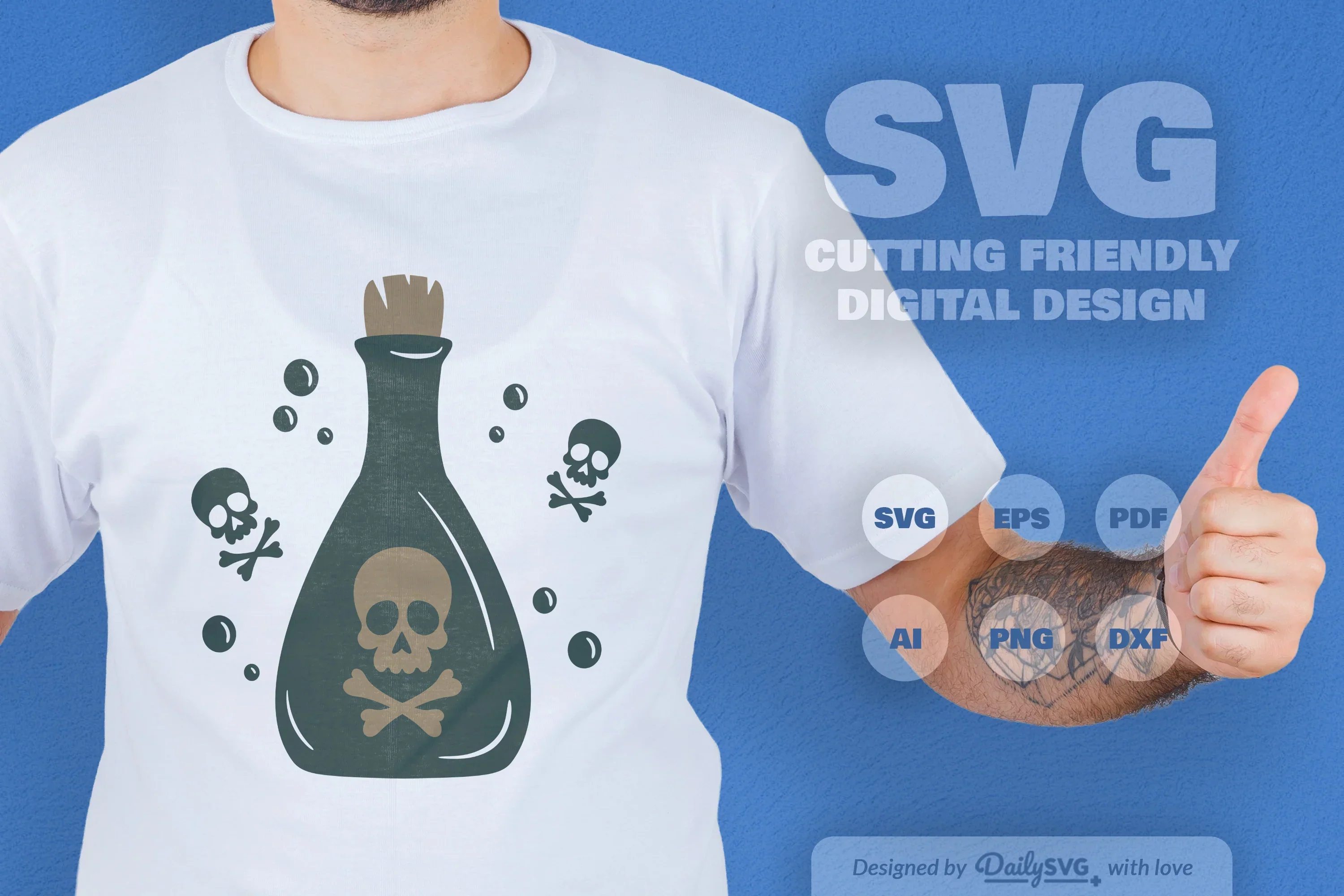 Poison Bottle Halloween SVG Bundle - Image 3