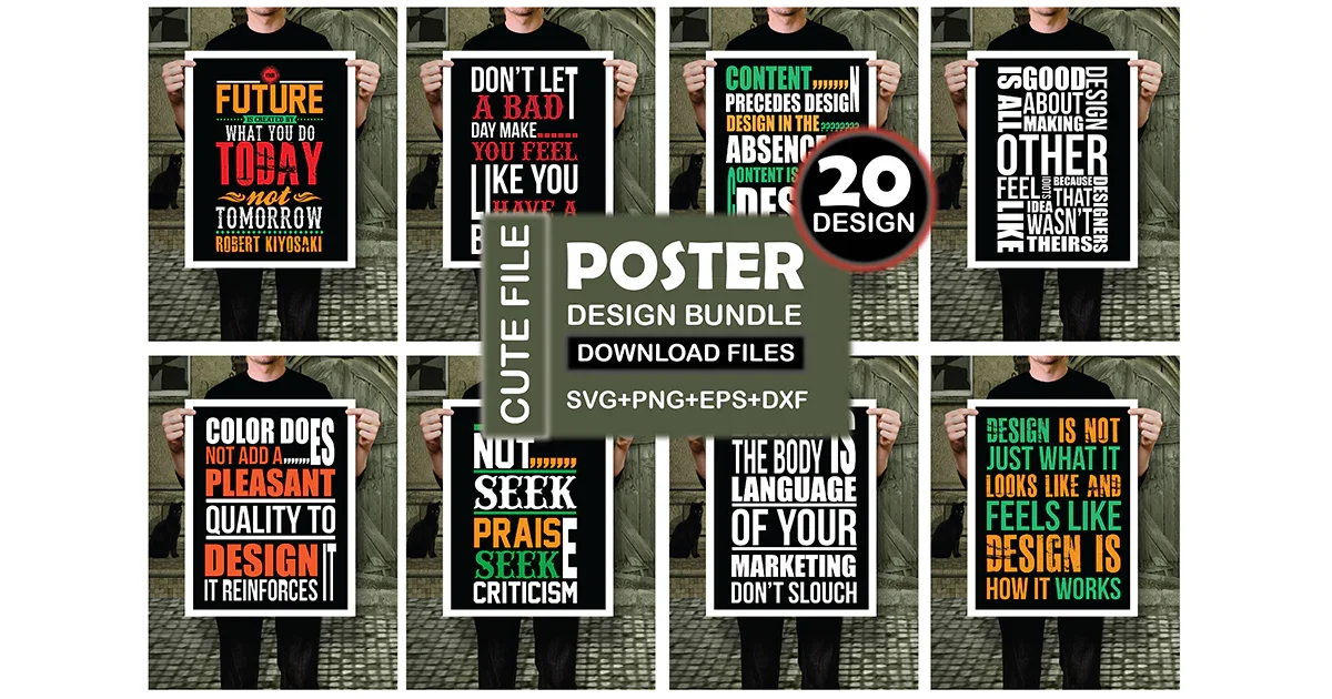 Poster SVG Bundle