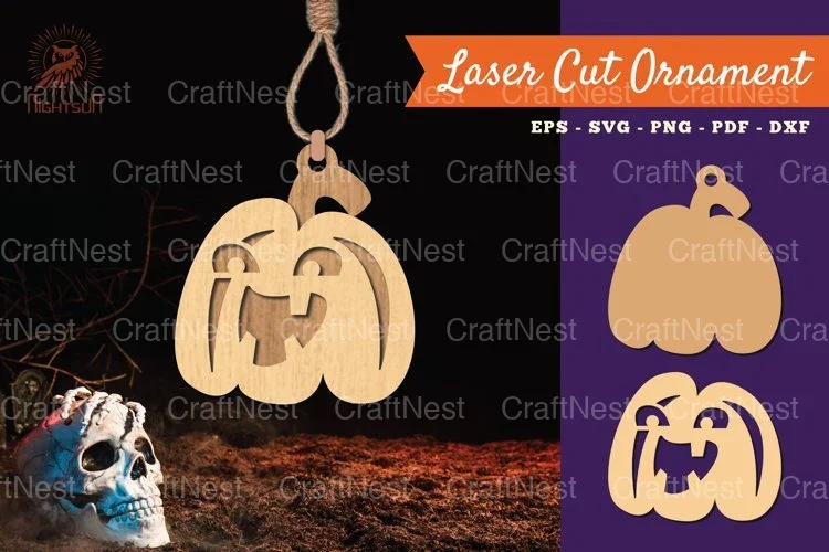 Pumpkin Halloween Ornament SVG Bundle