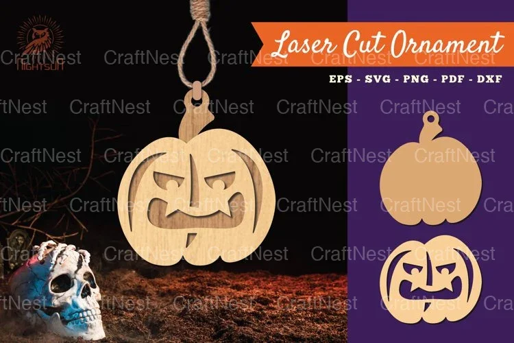 Pumpkin Halloween Ornament SVG Bundle