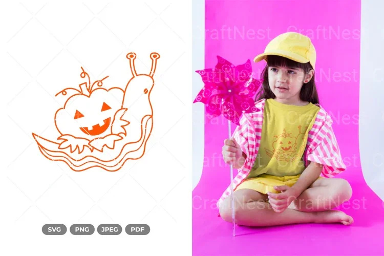 Pumpkin Snail SVG Bundle
