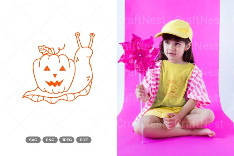 Pumpkin Snail SVG Bundle