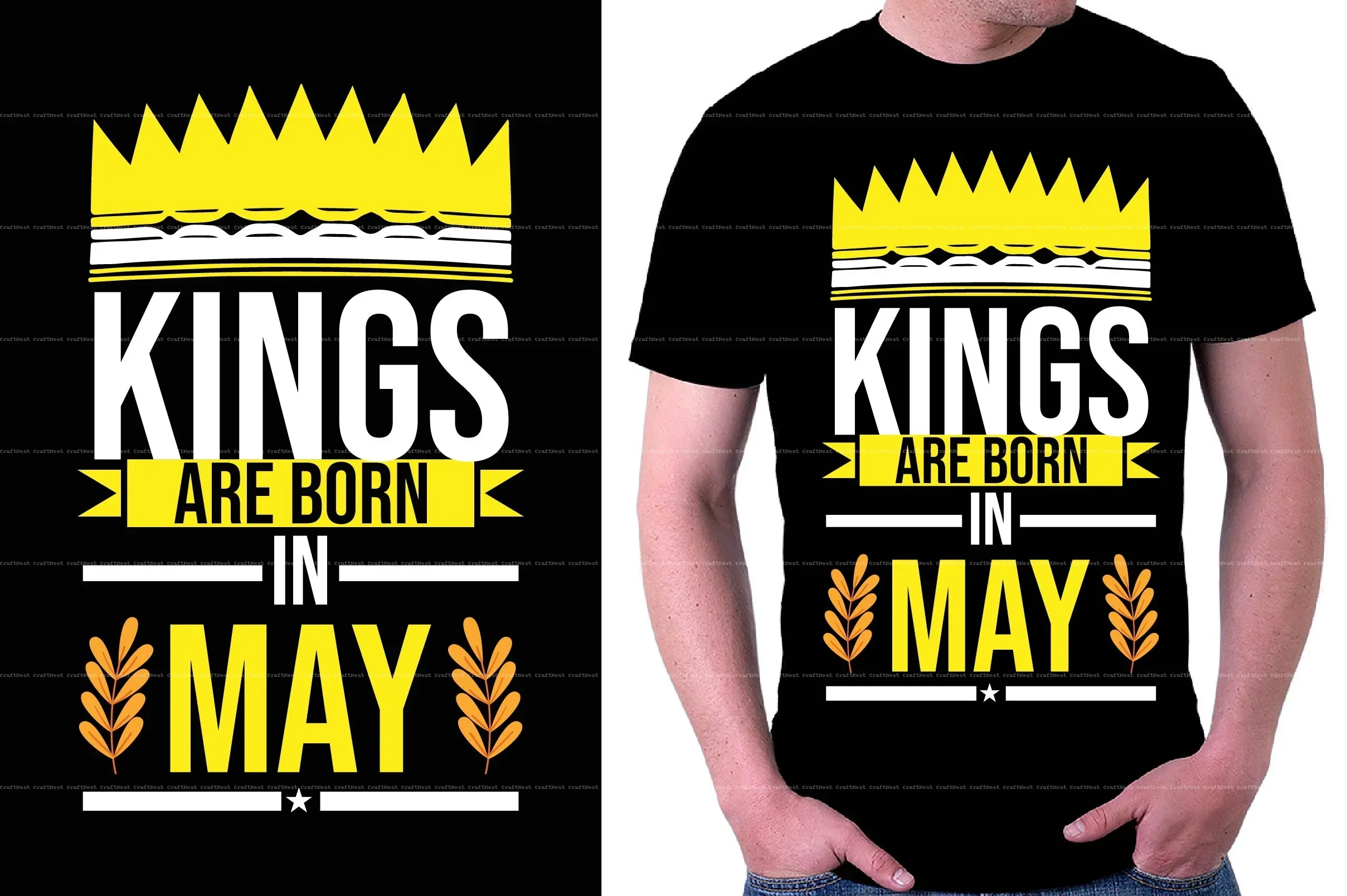 Queens and Kings T-Shirt Design SVG Bundle - Image 5