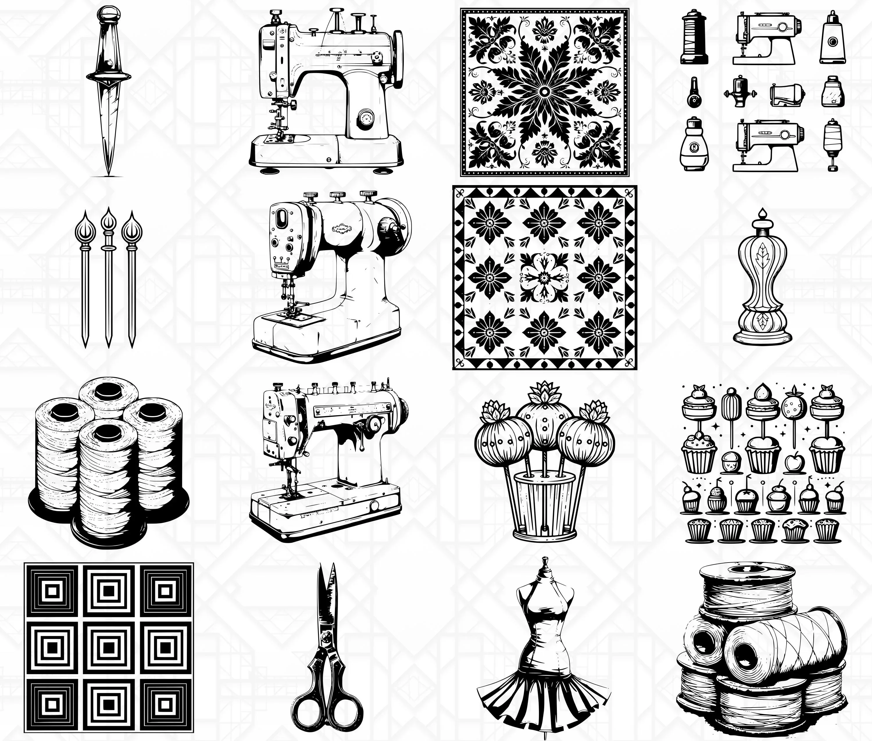 Quilting And Sewing SVG Bundle - Image 2