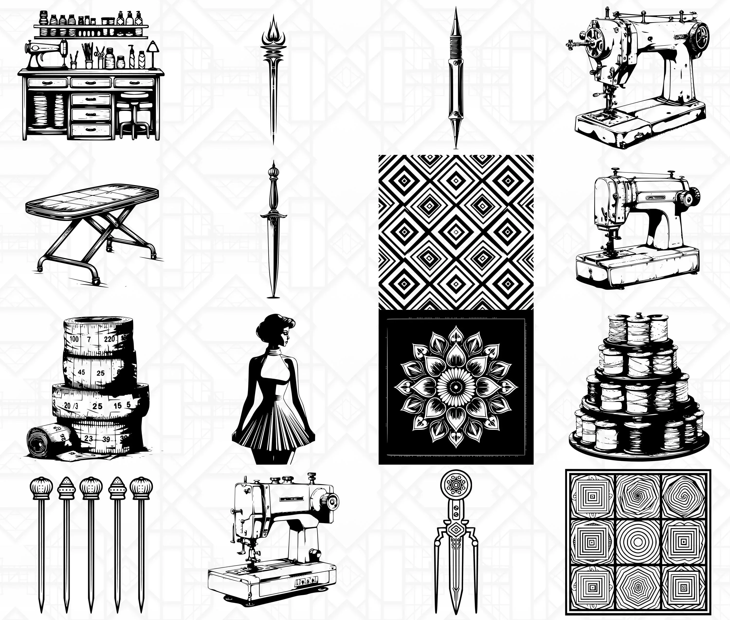 Quilting And Sewing SVG Bundle - Image 3
