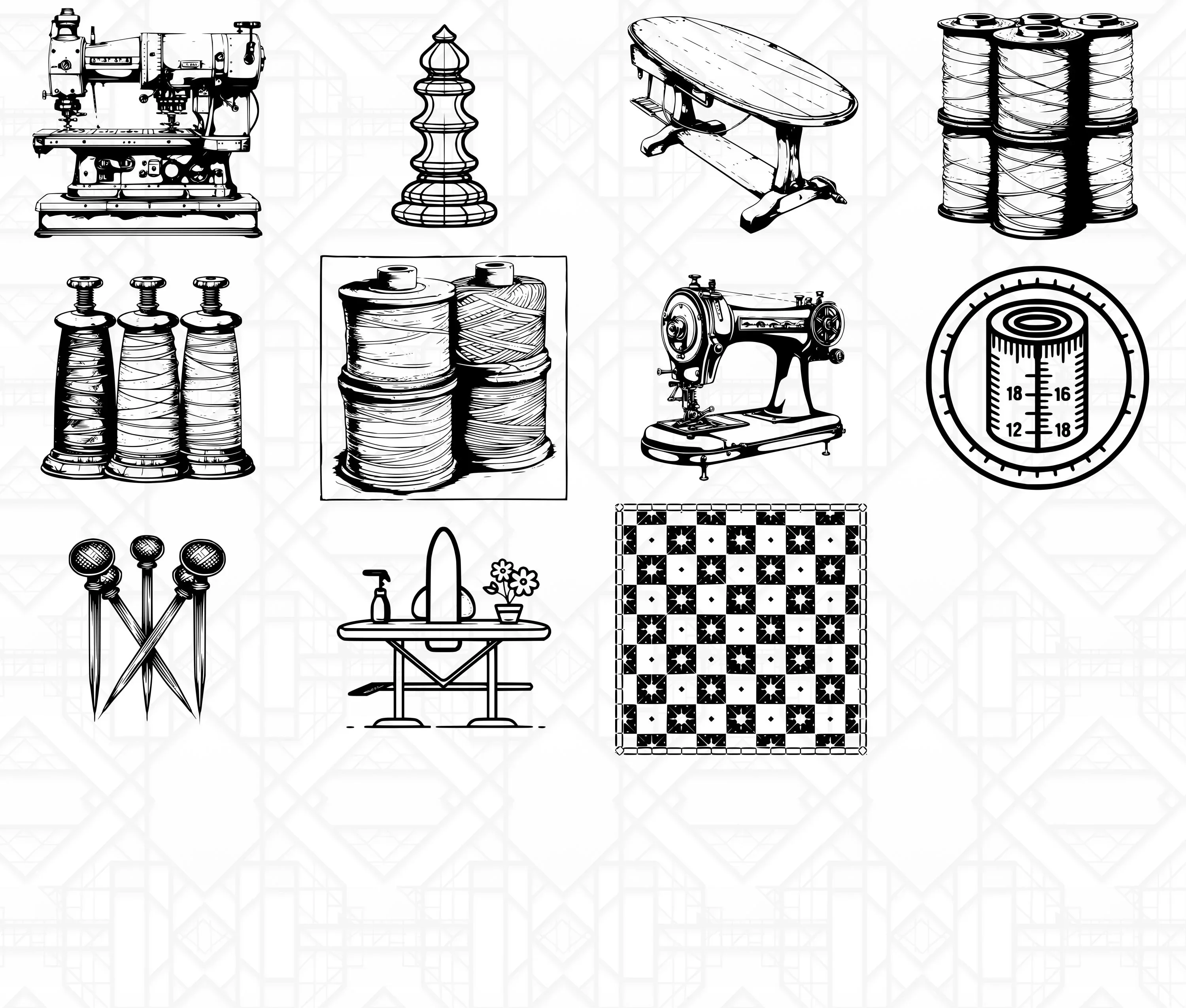 Quilting And Sewing SVG Bundle - Image 5