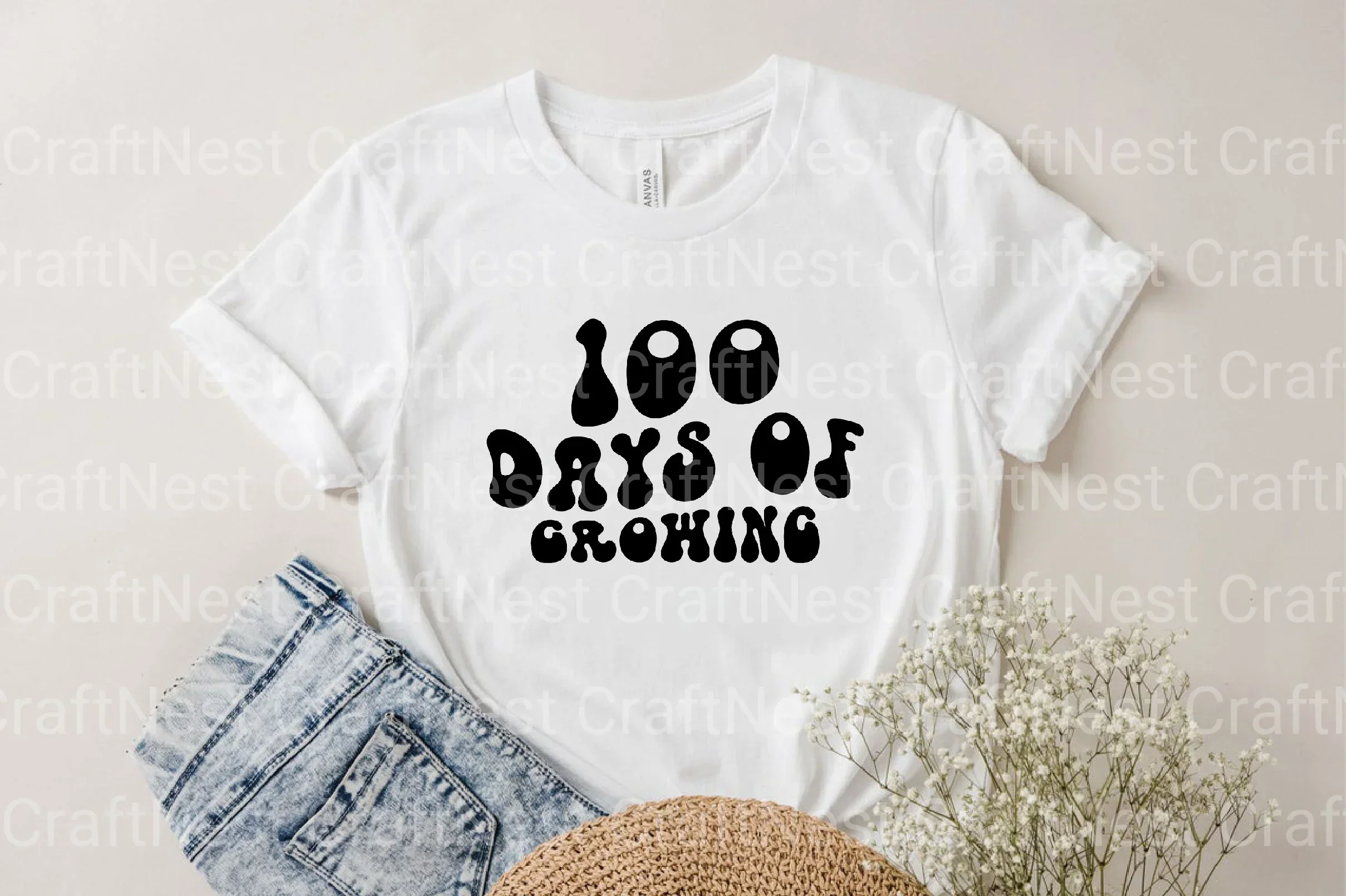 Retro 100 Days of School SVG Bundle - Image 3
