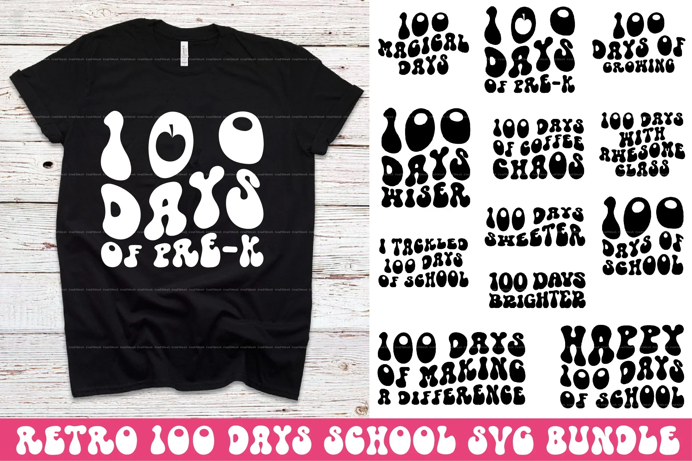 Retro Cancer Design SVG Bundle - Image 2