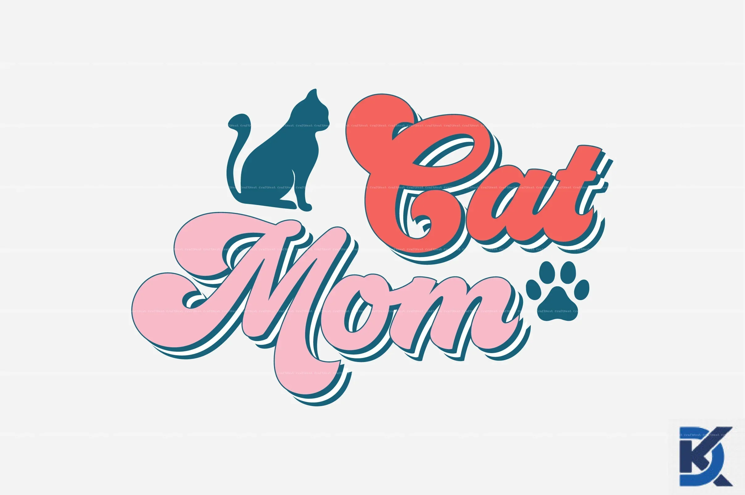 Retro Cat Design SVG Bundle - Image 12
