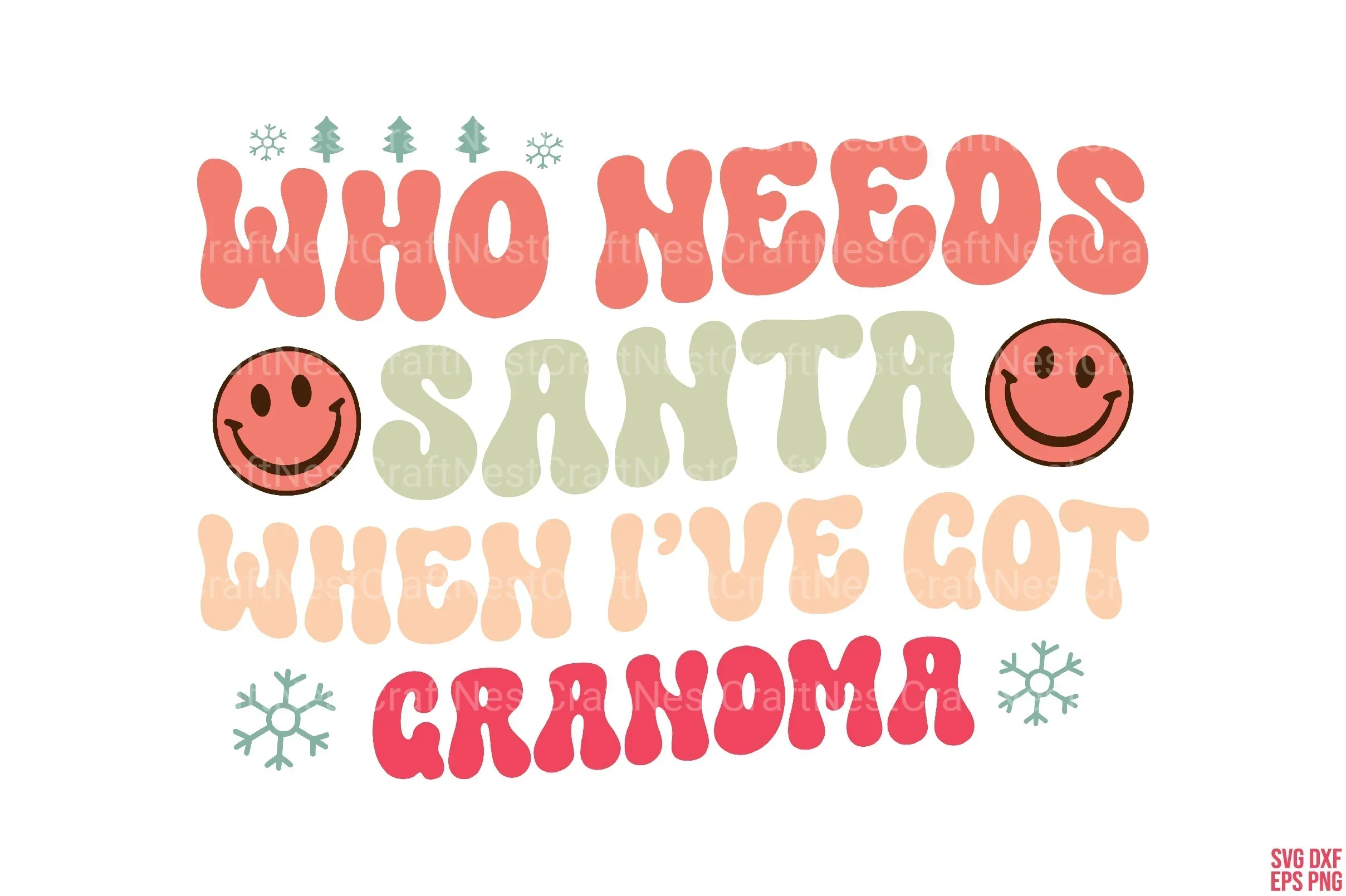 Retro Christmas Quotes Bundle - Image 5