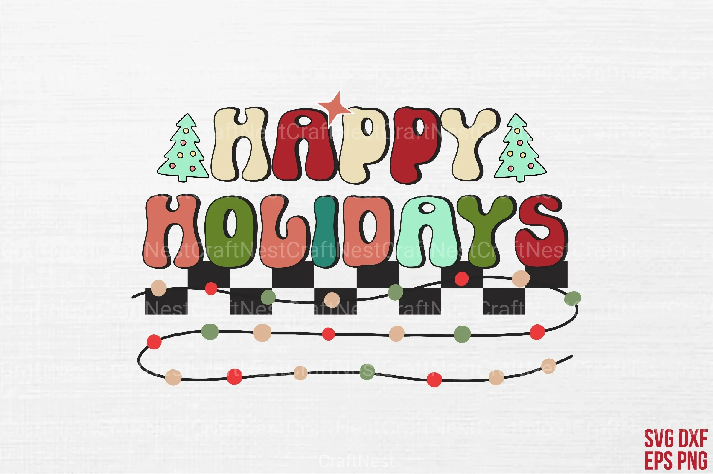 Retro Christmas SVG Bundle - Image 11