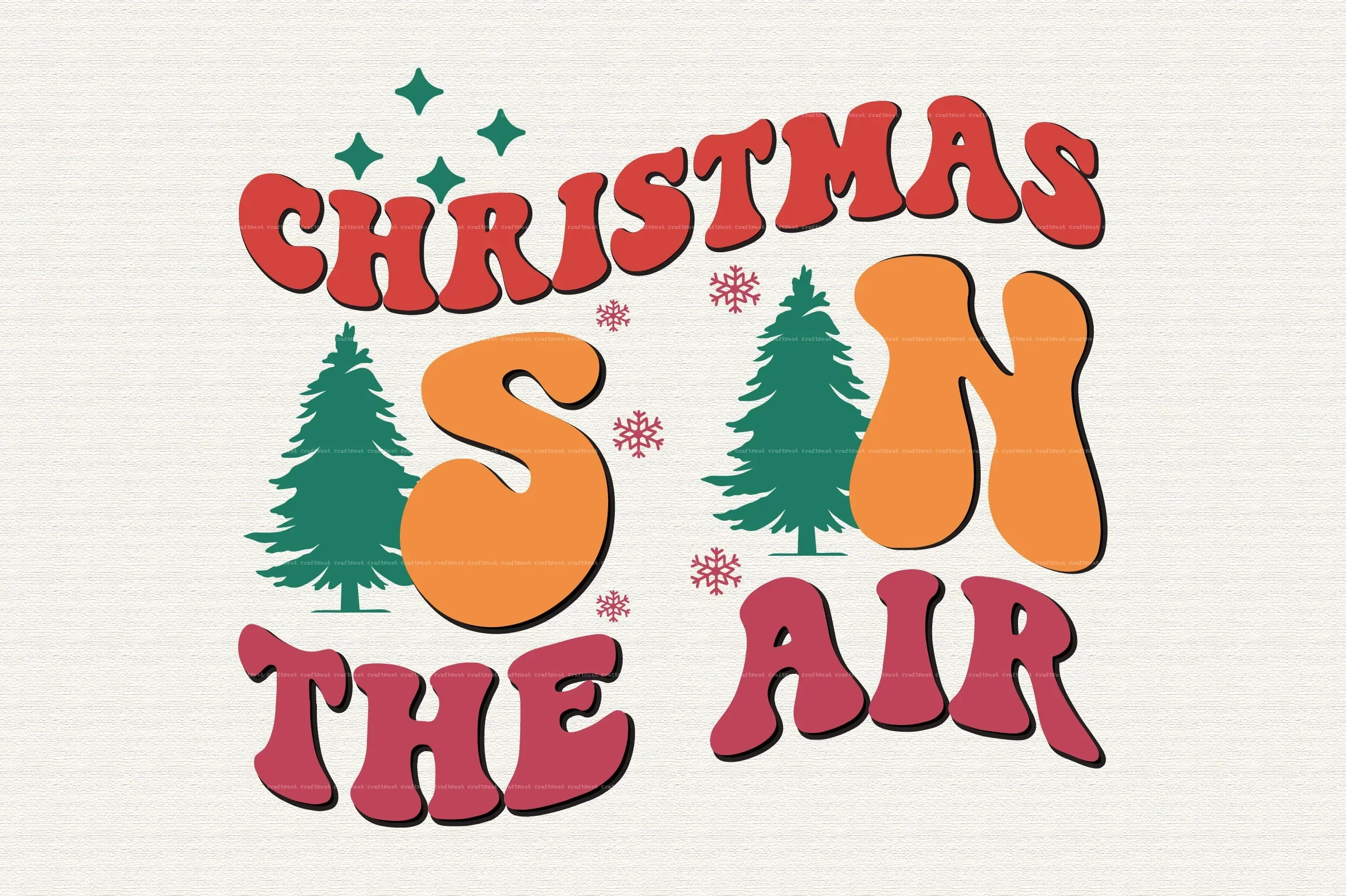 Retro Christmas SVG Bundle - Image 11