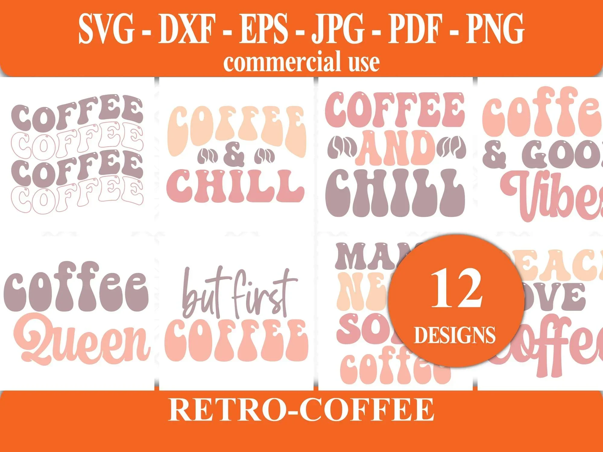 Retro Coffee SVG