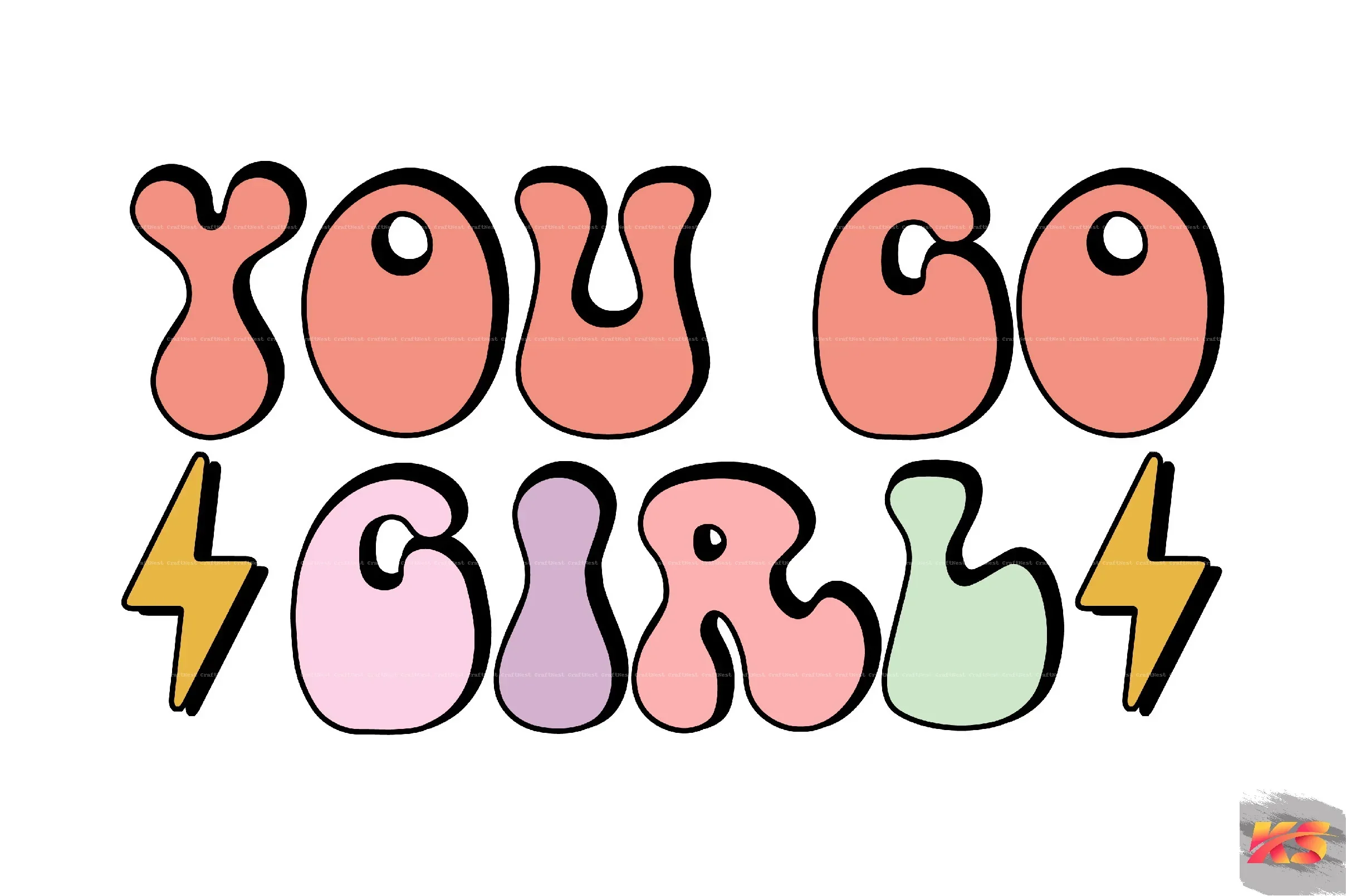 Retro Girl Power Quote SVG Bundle - Image 10