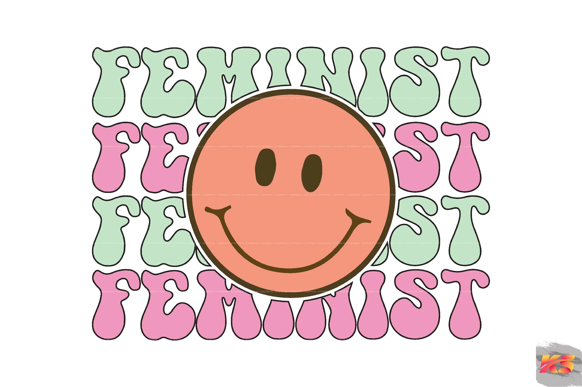 Retro Girl Power Quote SVG Bundle - Image 11