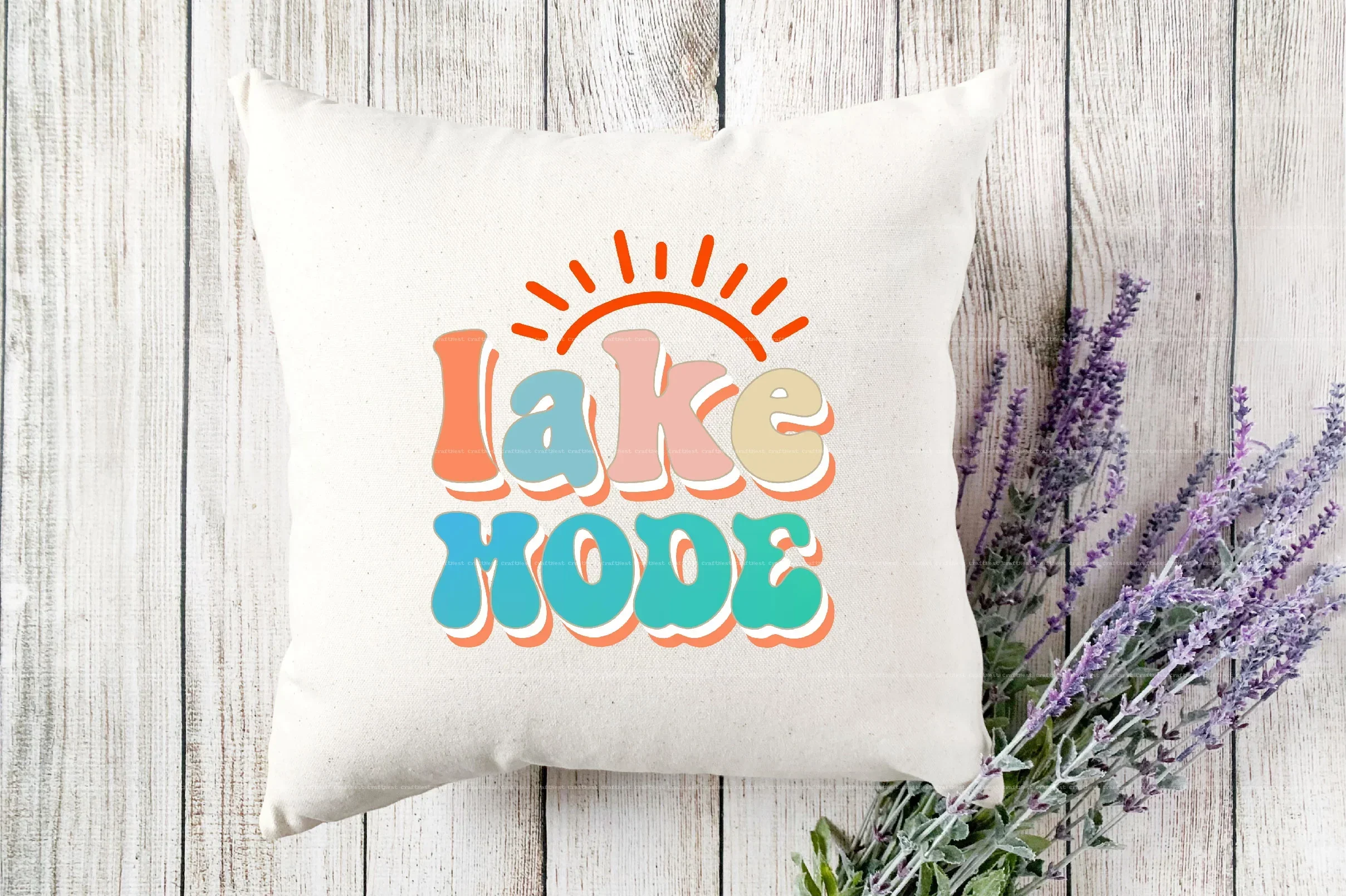 Retro Lake SVG Bundle - Image 6