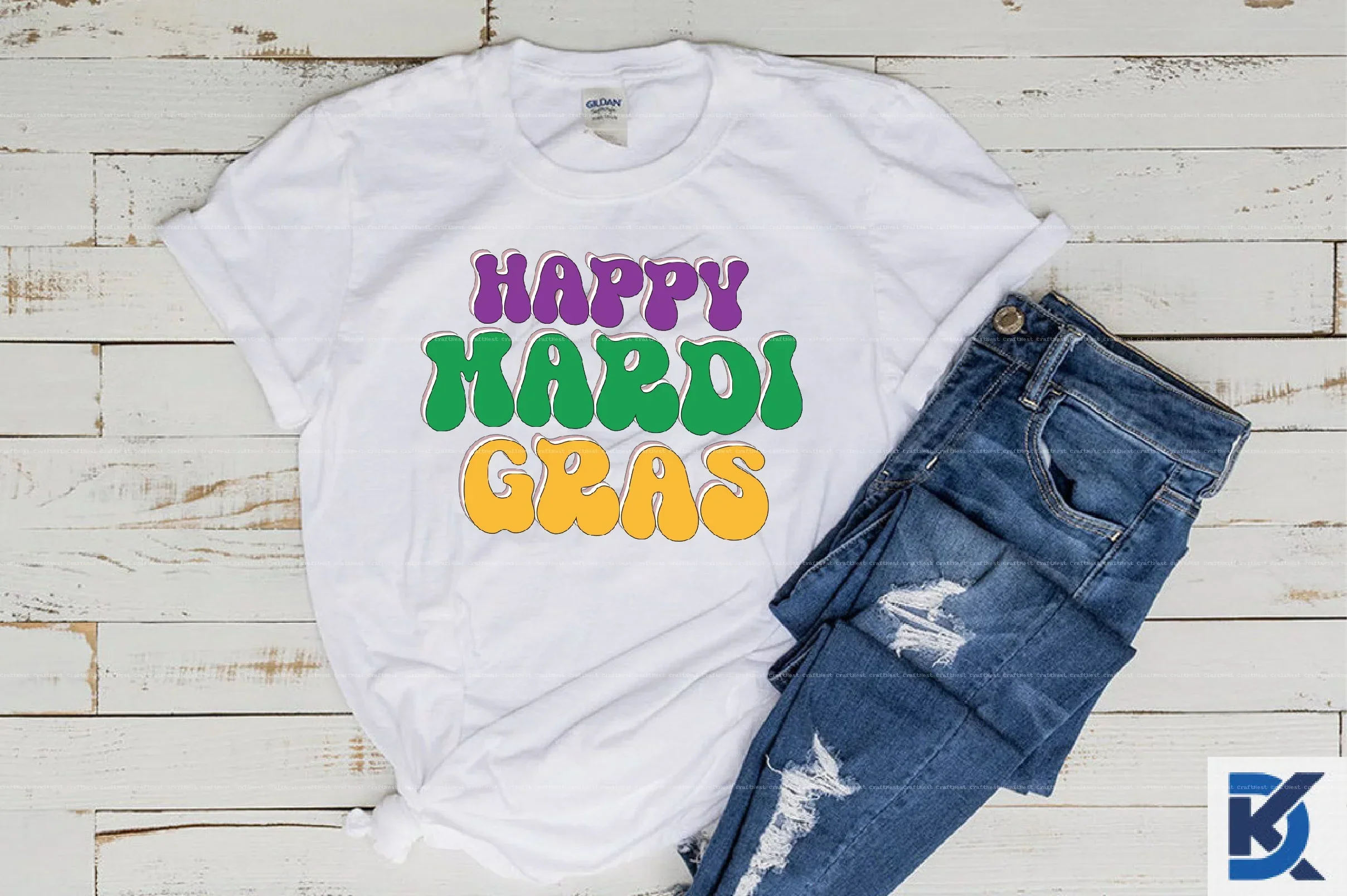 Retro Mardi Gras SVG Bundle - Image 15