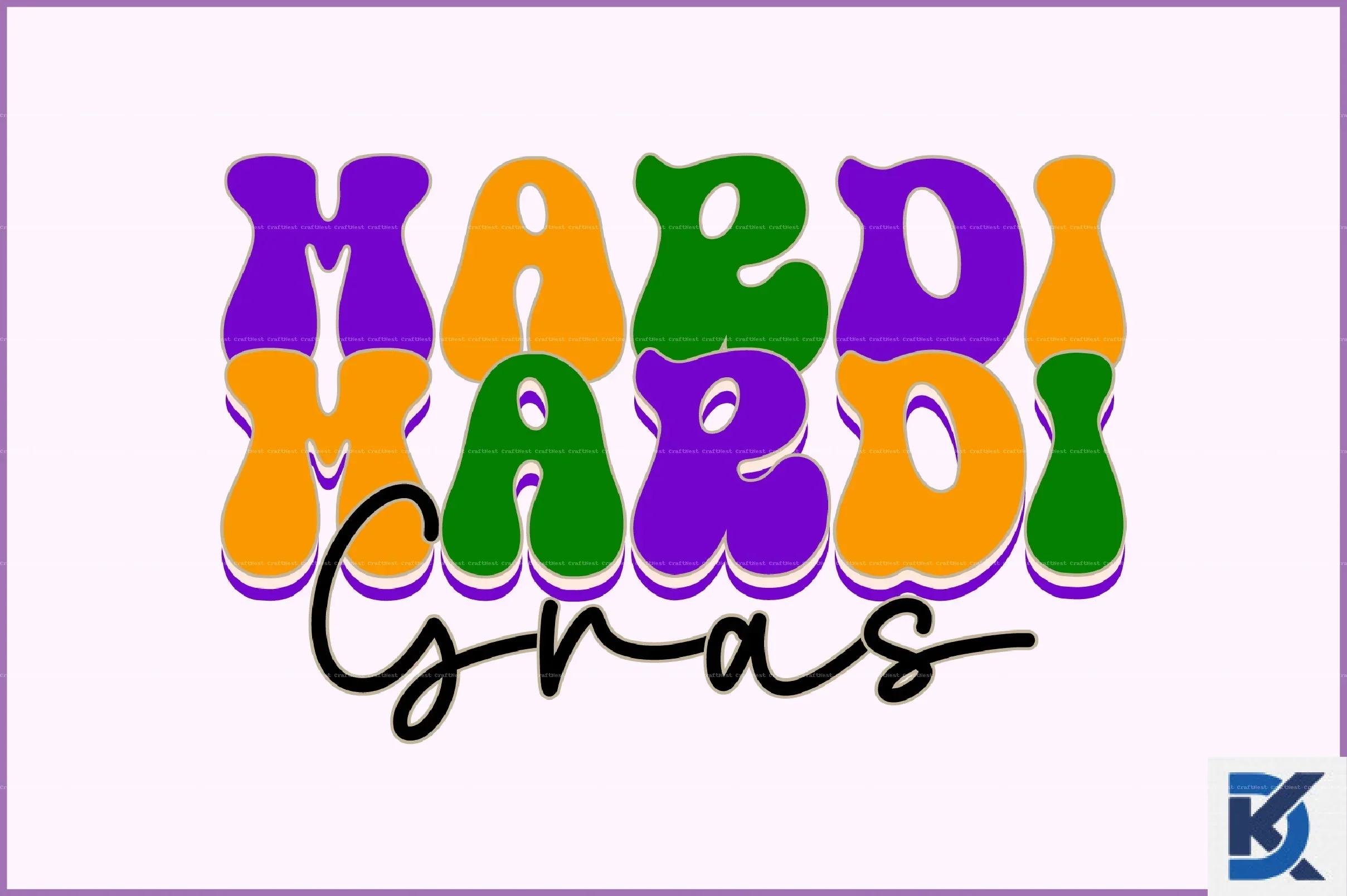 Retro Mardi Gras SVG Bundle - Image 4