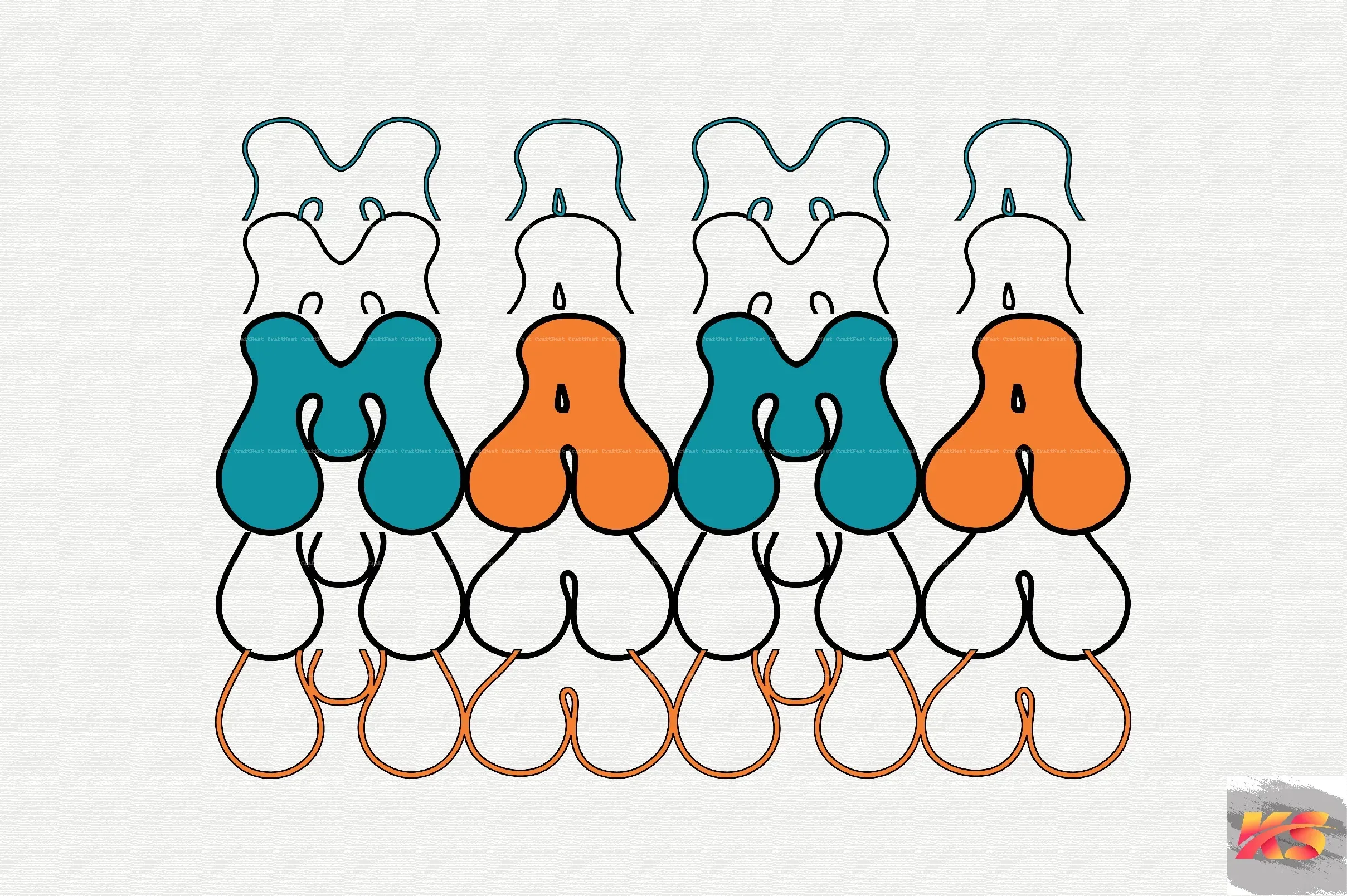 Retro Mom Design SVG Bundle - Image 13