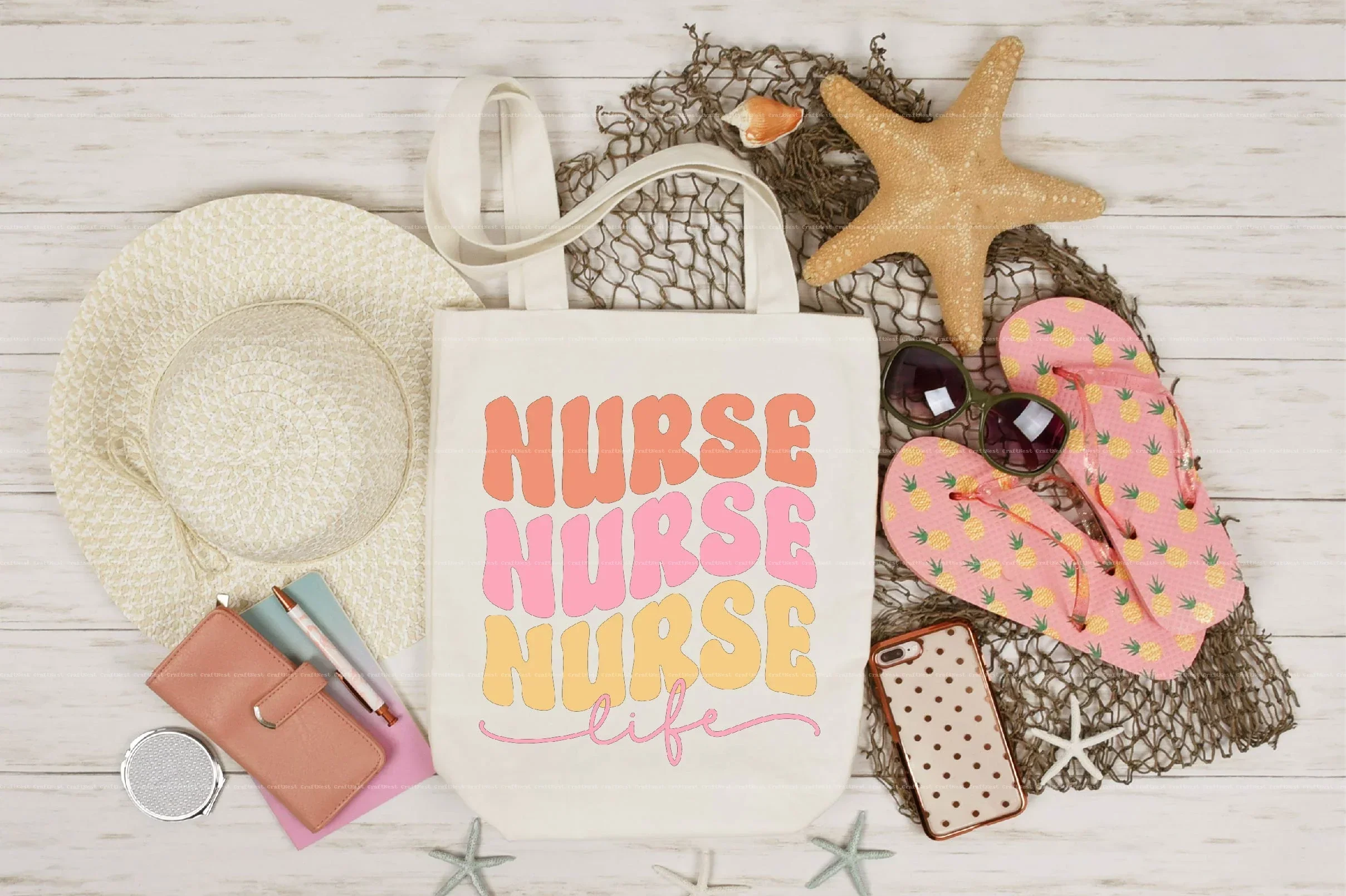 Retro Nurse SVG Bundle - Image 4