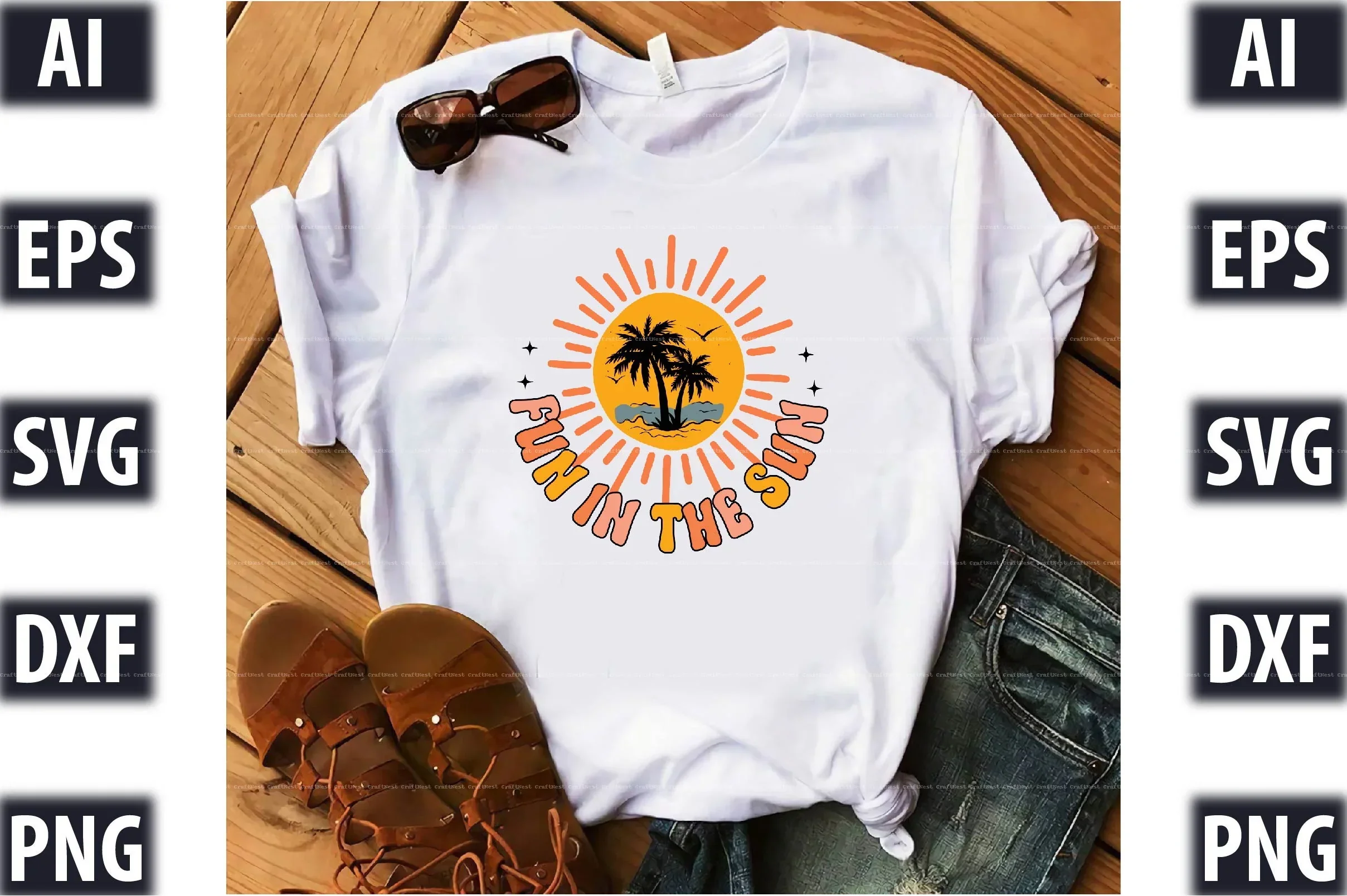Retro Summer SVG Bundle - Image 10