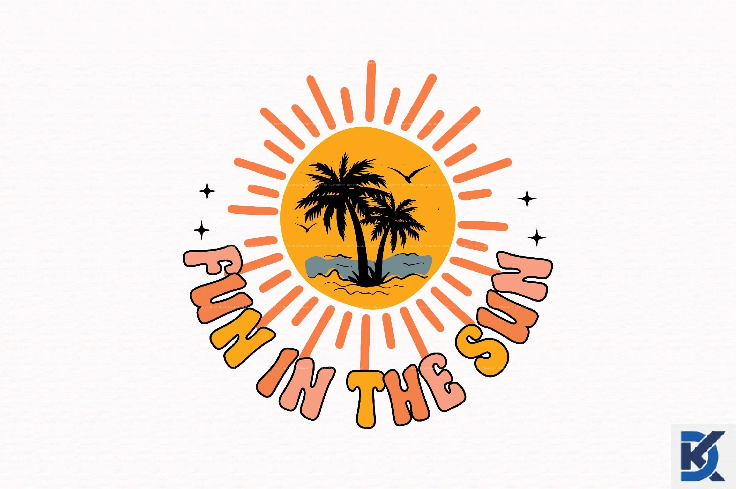 Retro Summer SVG Bundle - Image 3