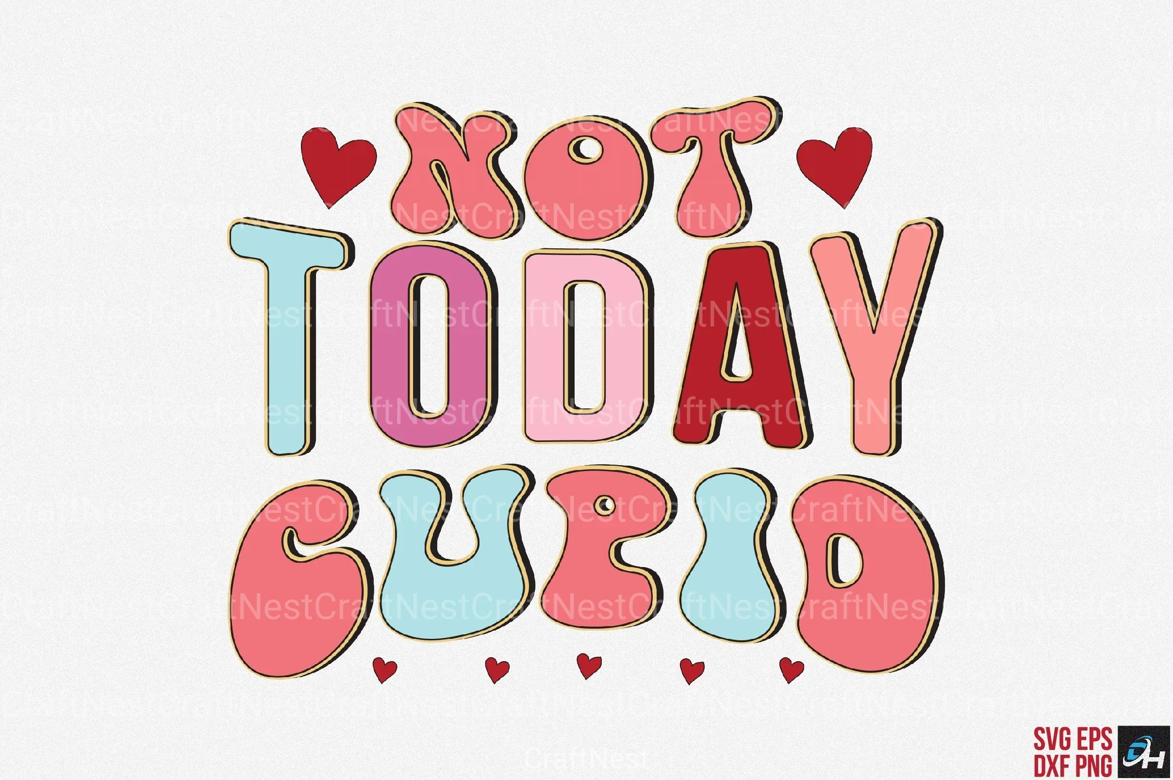 Retro Valentine's Day Design Bundle - Image 2