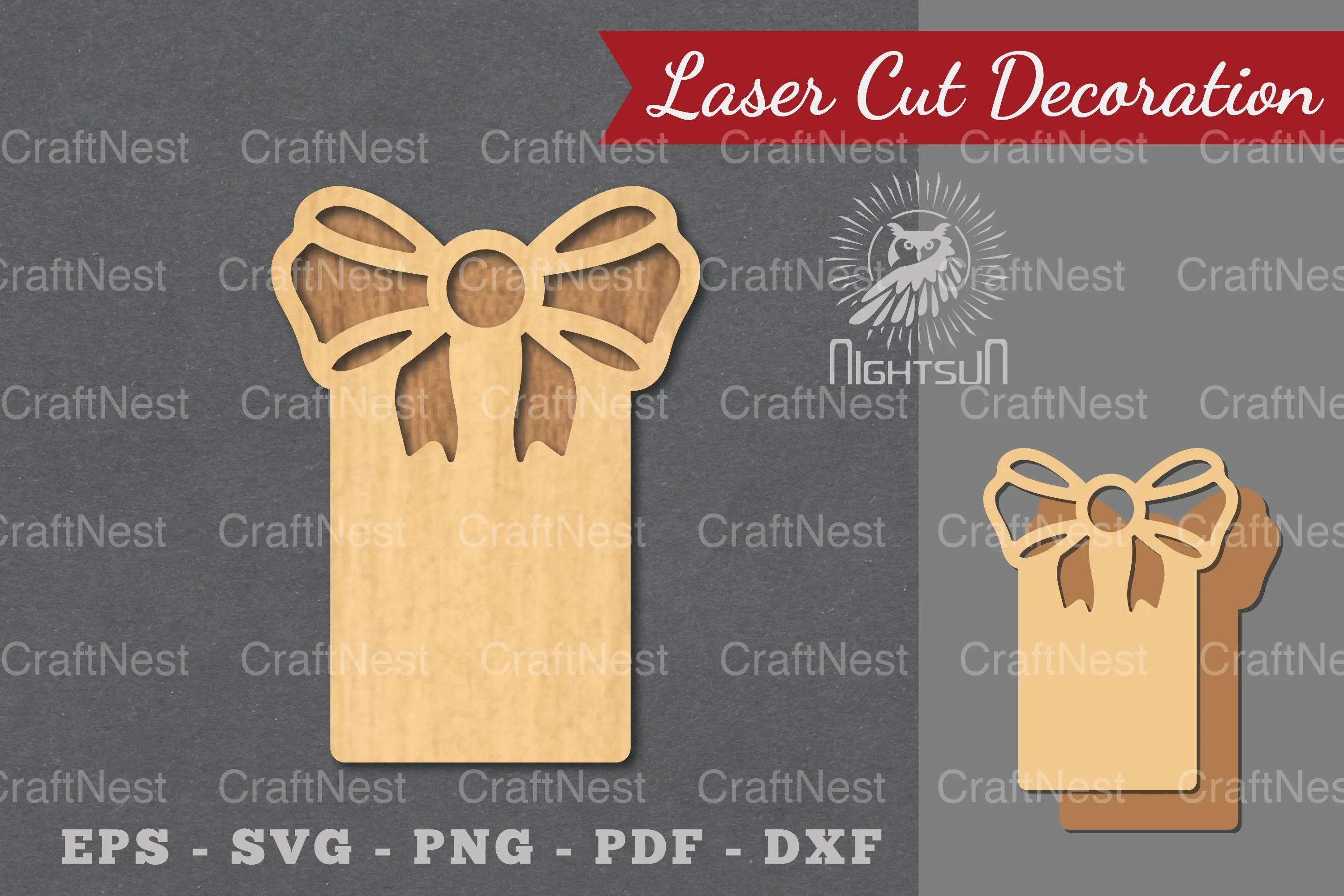 Ribbon Laser Cut Sign SVG Bundle