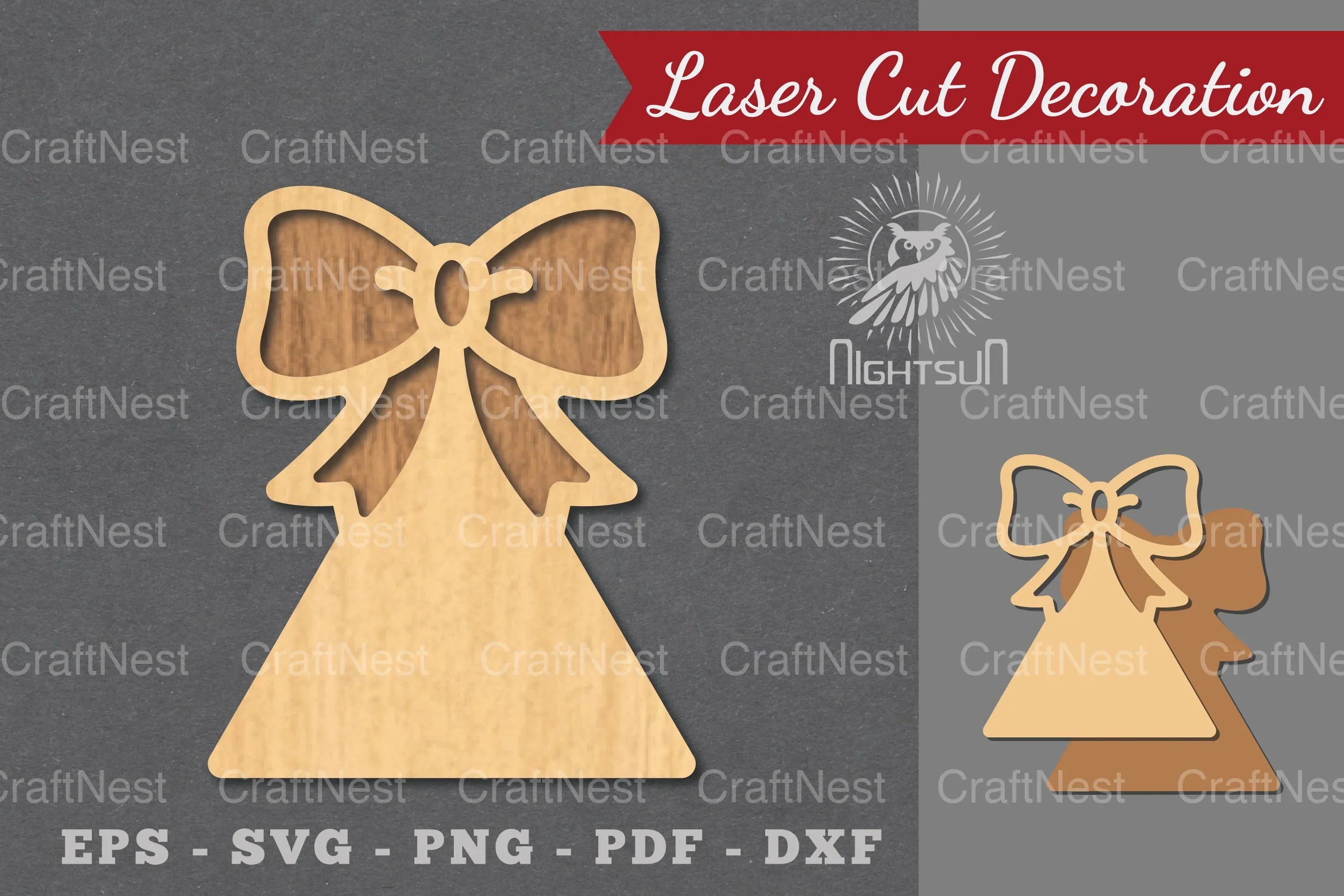 Ribbon Laser Cut Sign SVG Bundle