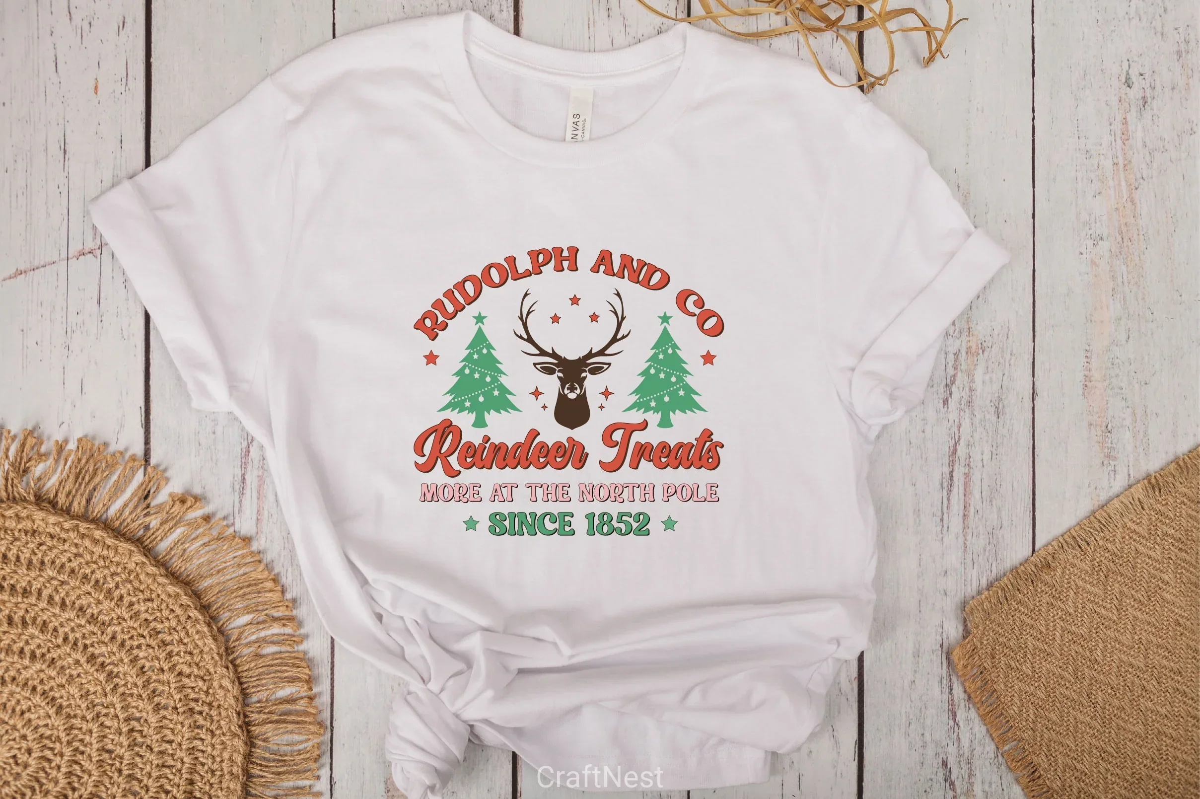 Rudolph And Co Reindeer Treats More At The North Pole Since 1852 SVG Bundle - Image 2