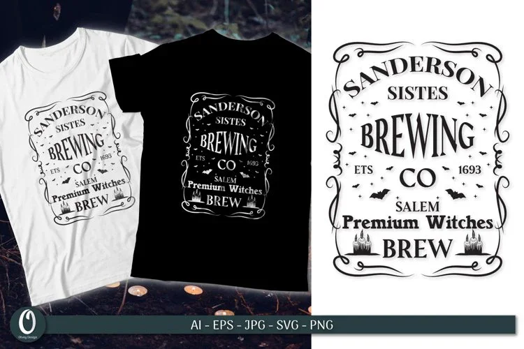 Sanderson Sisters Brewing Co SVG Bundle