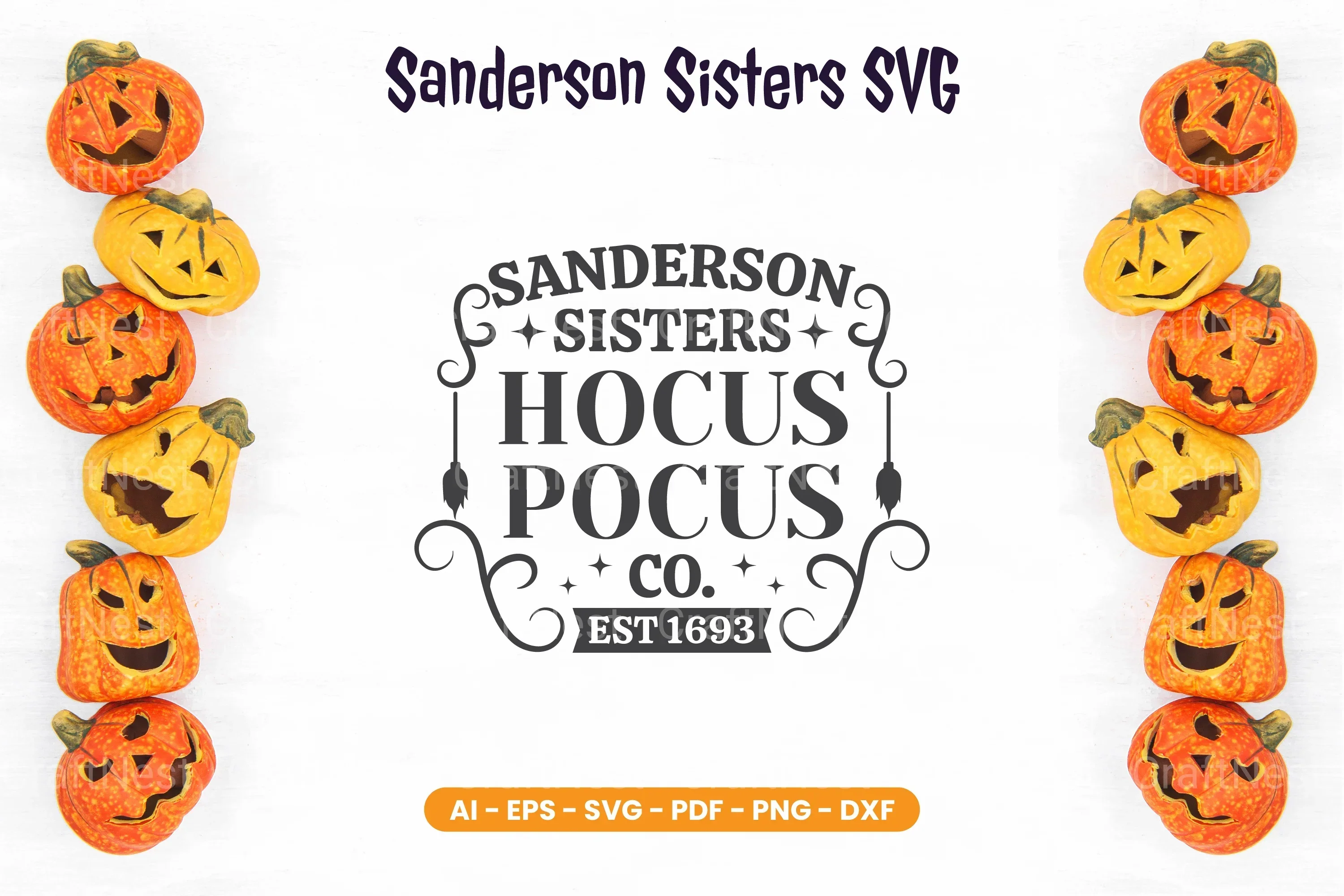 Sanderson Sisters Halloween SVG Bundle