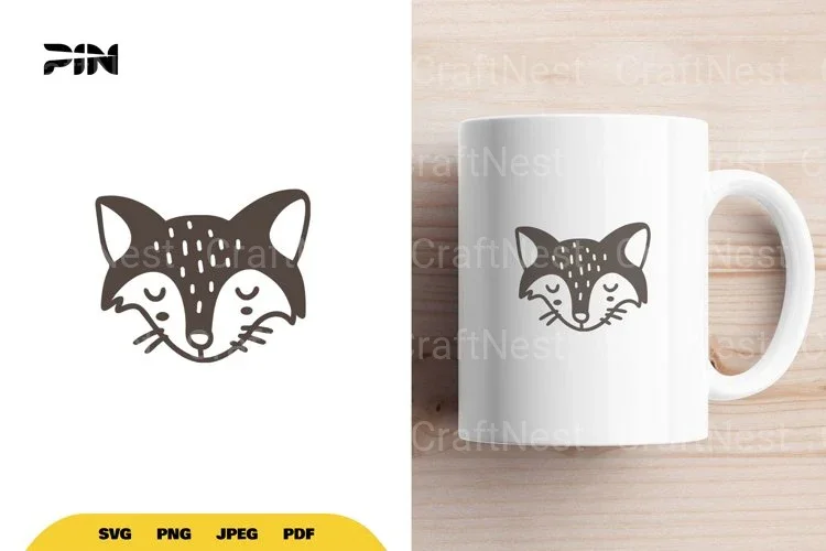 Scandinavian Doodle Fox SVG Bundle