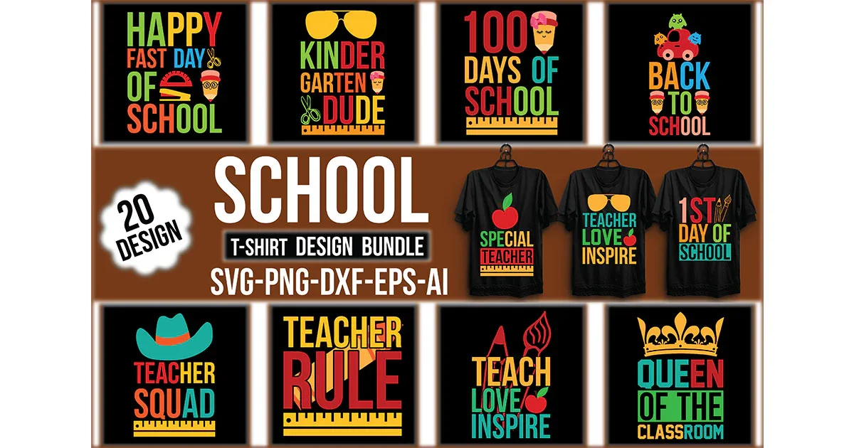 School T-Shirt Bundle