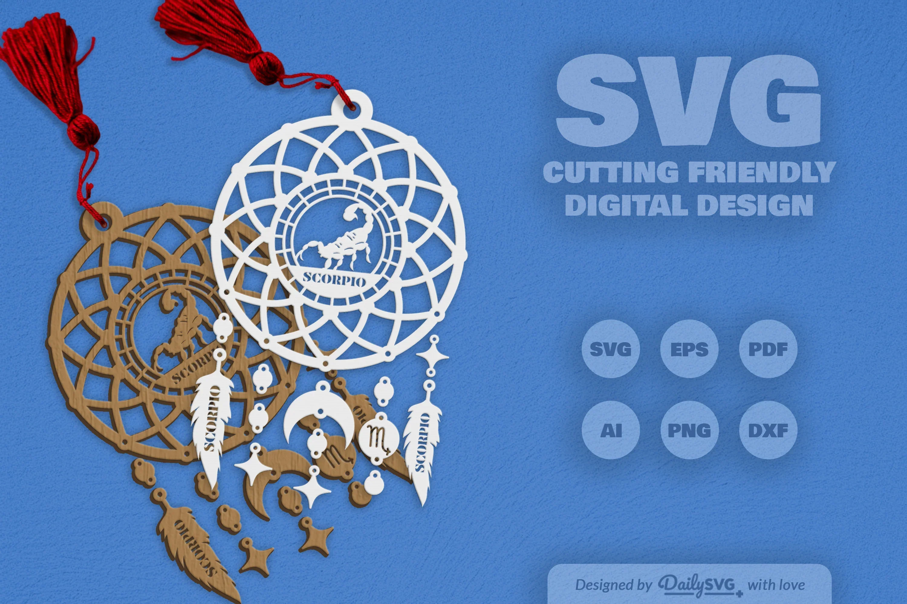 Scorpio Dream Catcher Set SVG Bundle - Image 2