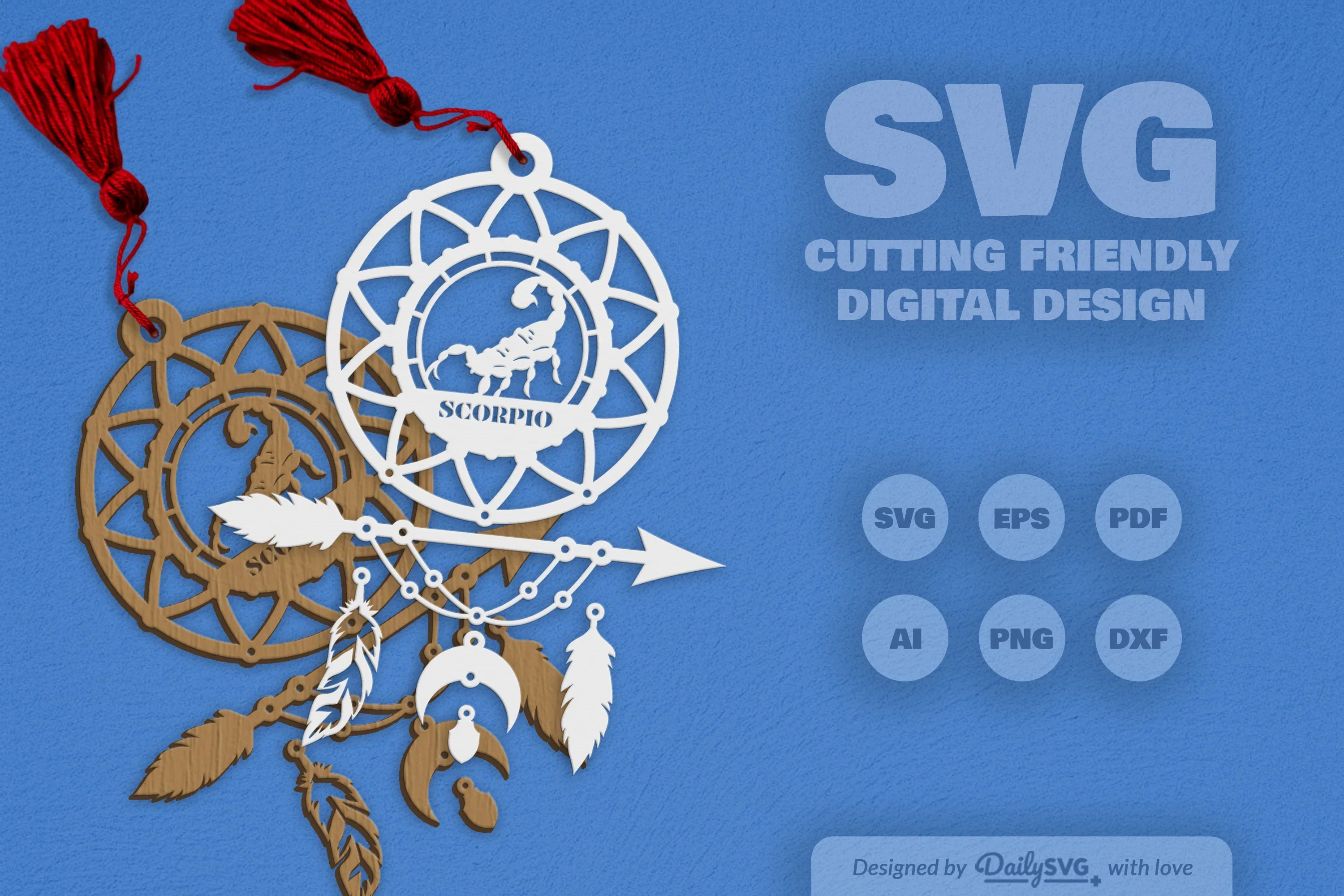Scorpio Dream Catcher Set SVG Bundle - Image 2