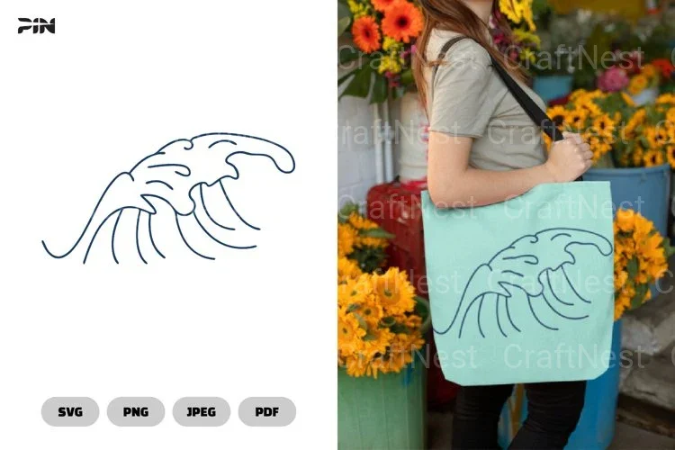 Sea Wave Ocean Clipart Bundle