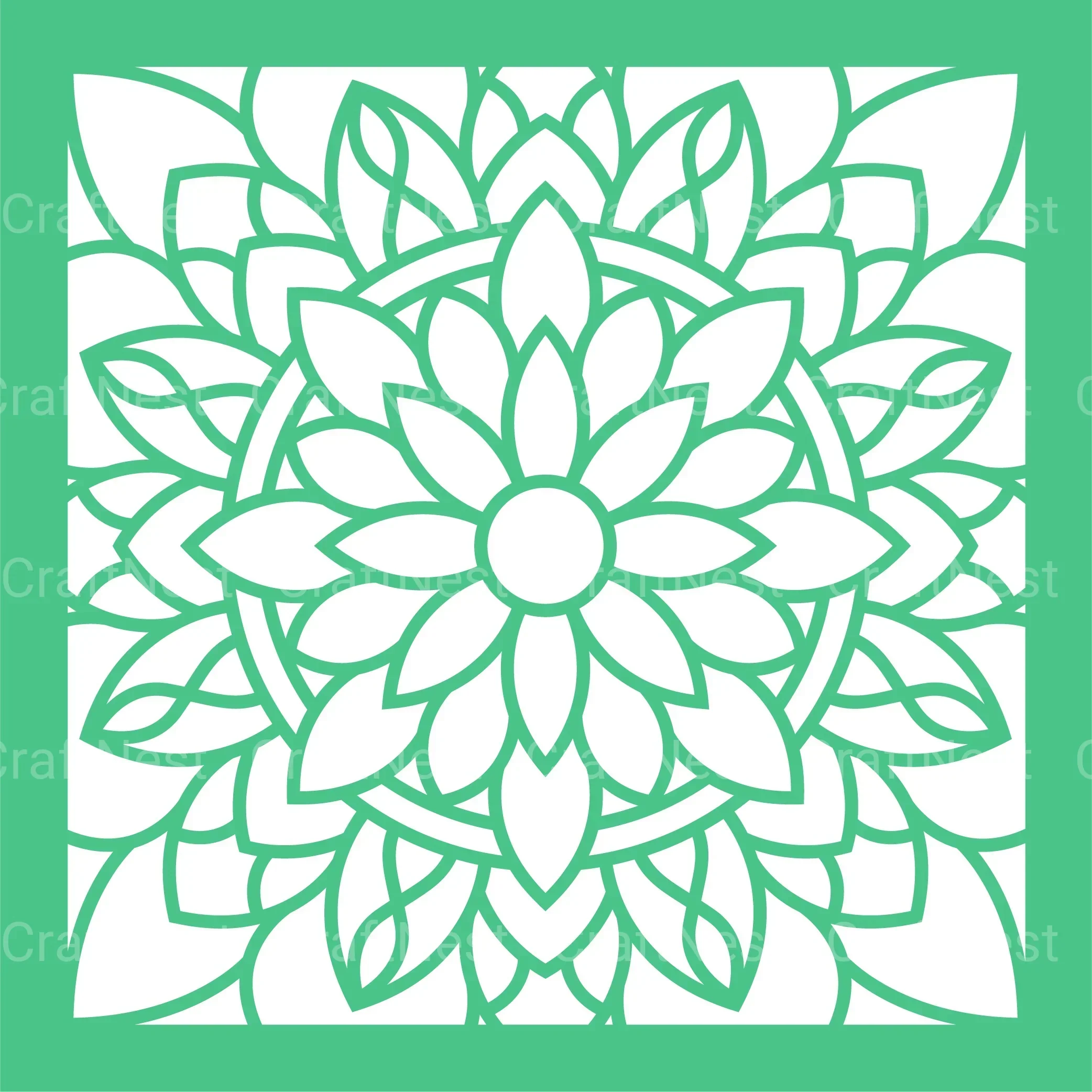 Shamrock Celtic Mandala Layered Papercut Clipart Bundle - Image 5