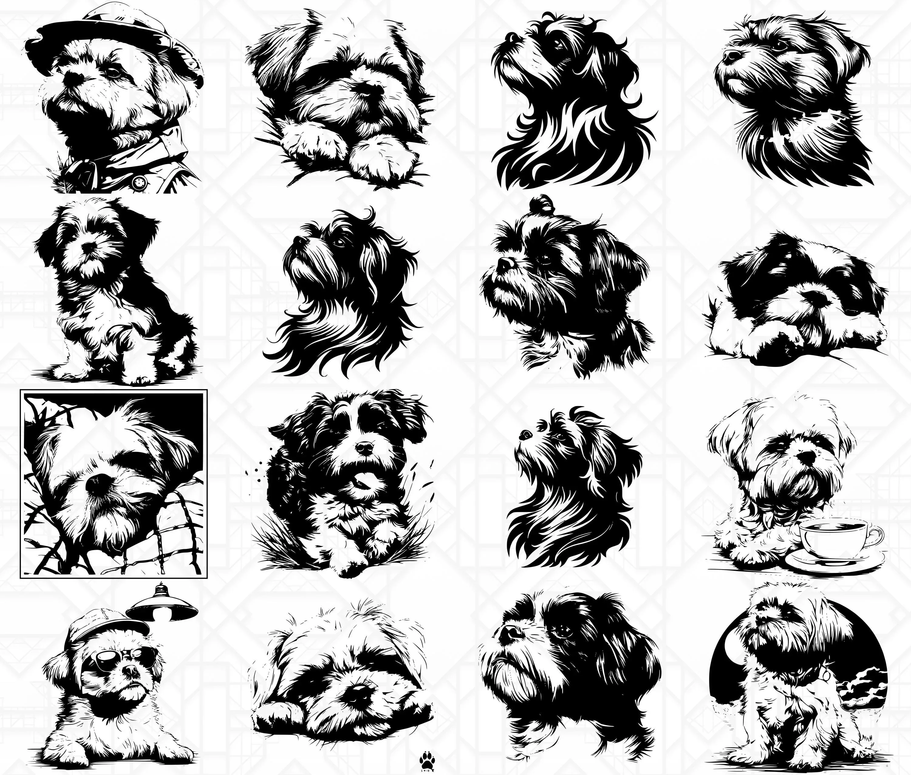 Shih Tzu SVG Bundle - Image 4