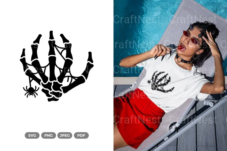 Skeleton Hand Halloween SVG Bundle