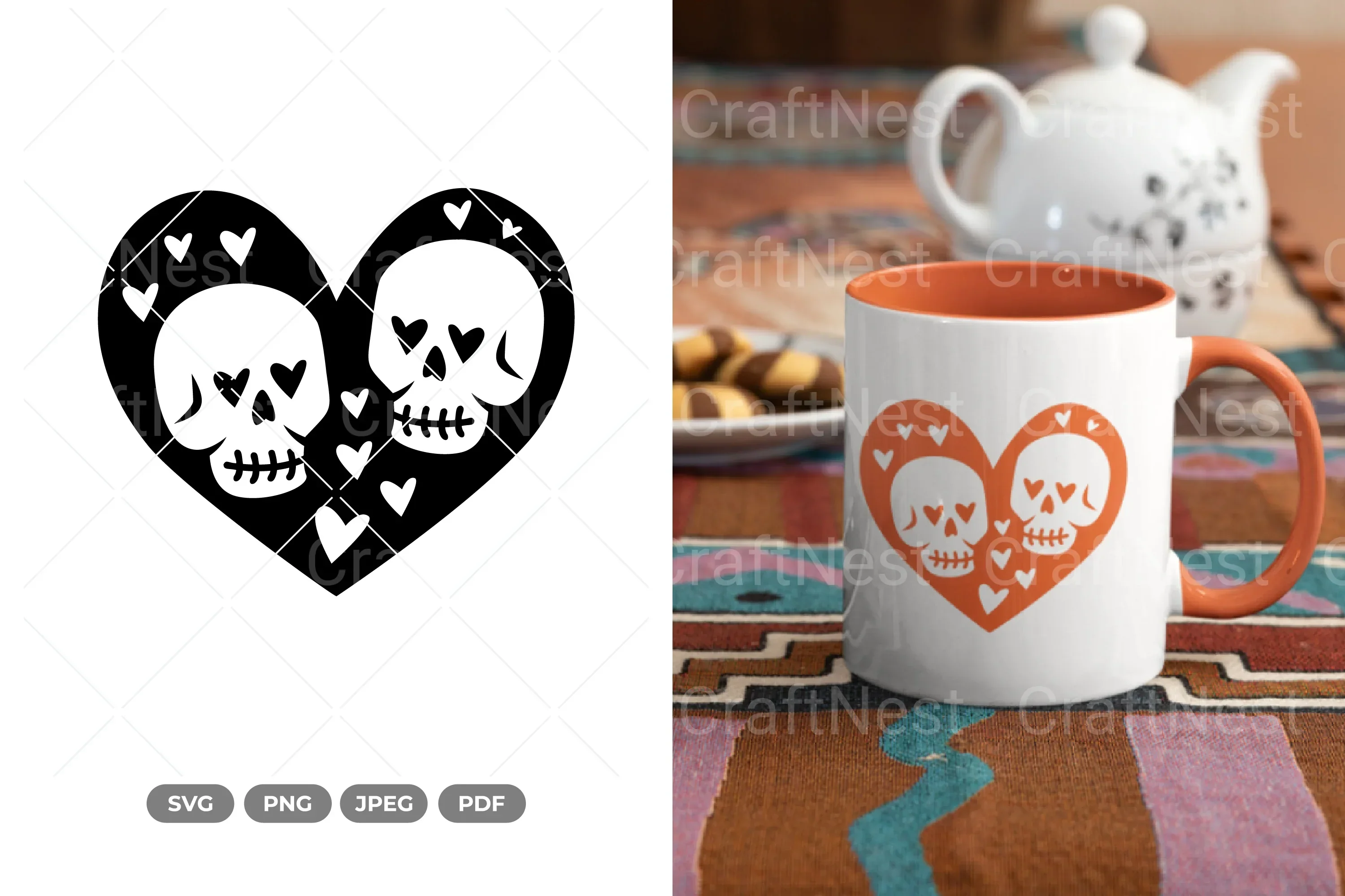 Skull Lovers SVG Bundle