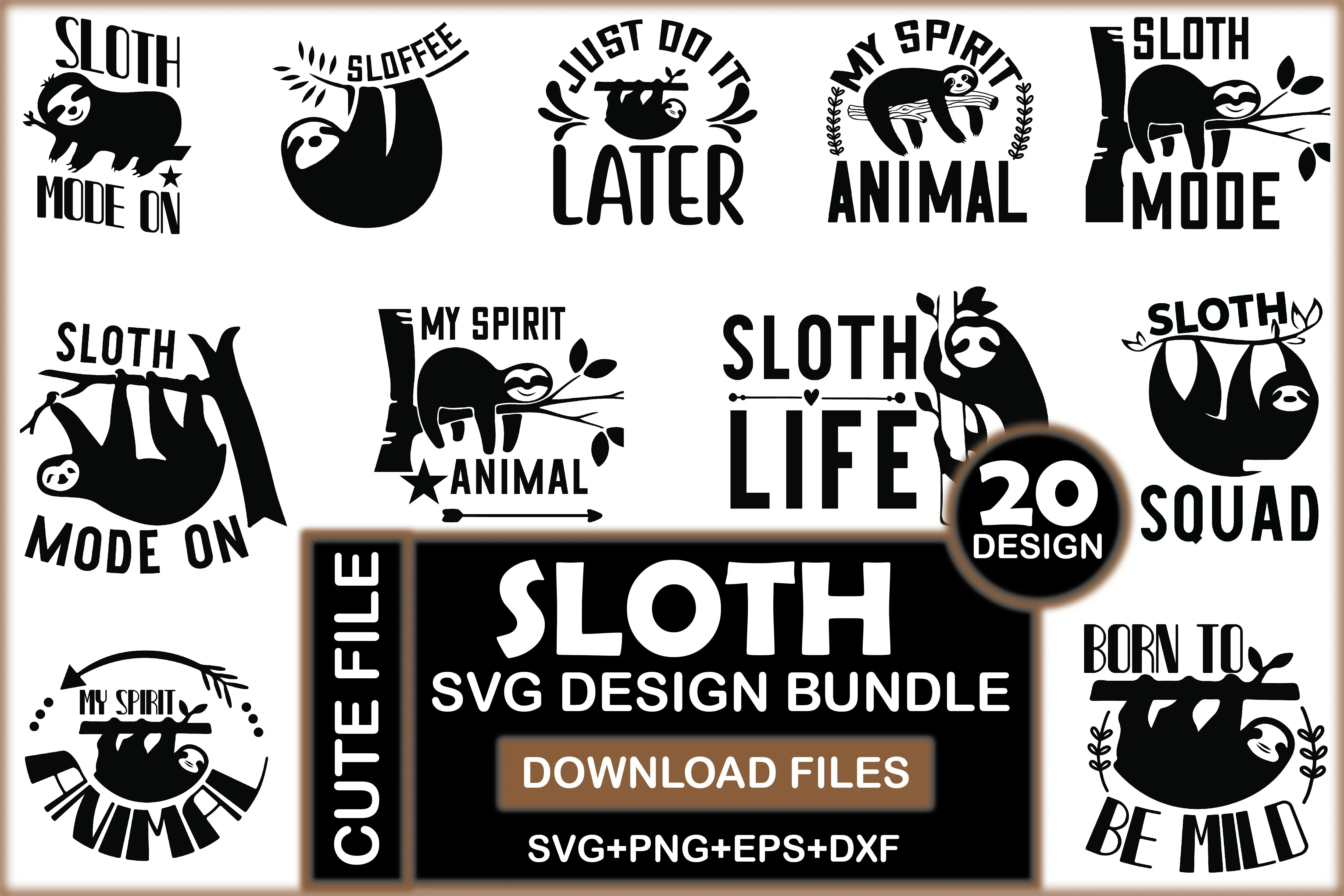 Sloth SVG Bundle - Image 2