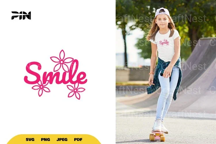 Smile Flower SVG Bundle