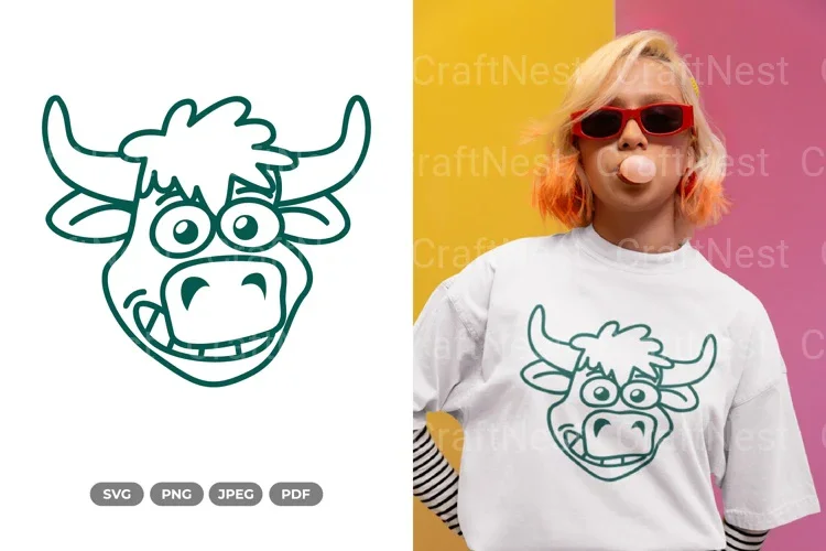 Smiling Cow and Animal SVG Bundle