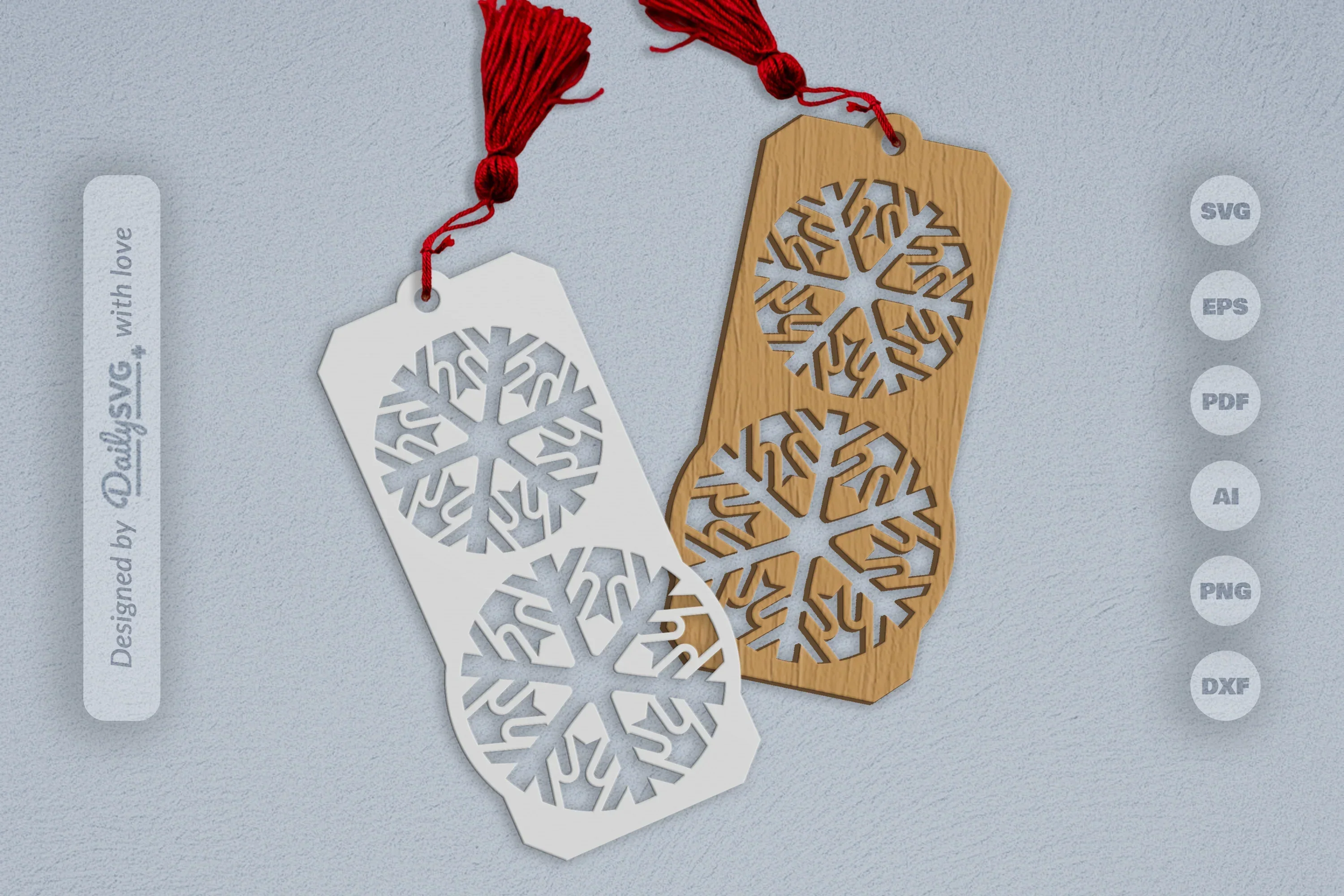 Snowflake SVG Bundle for Crafting