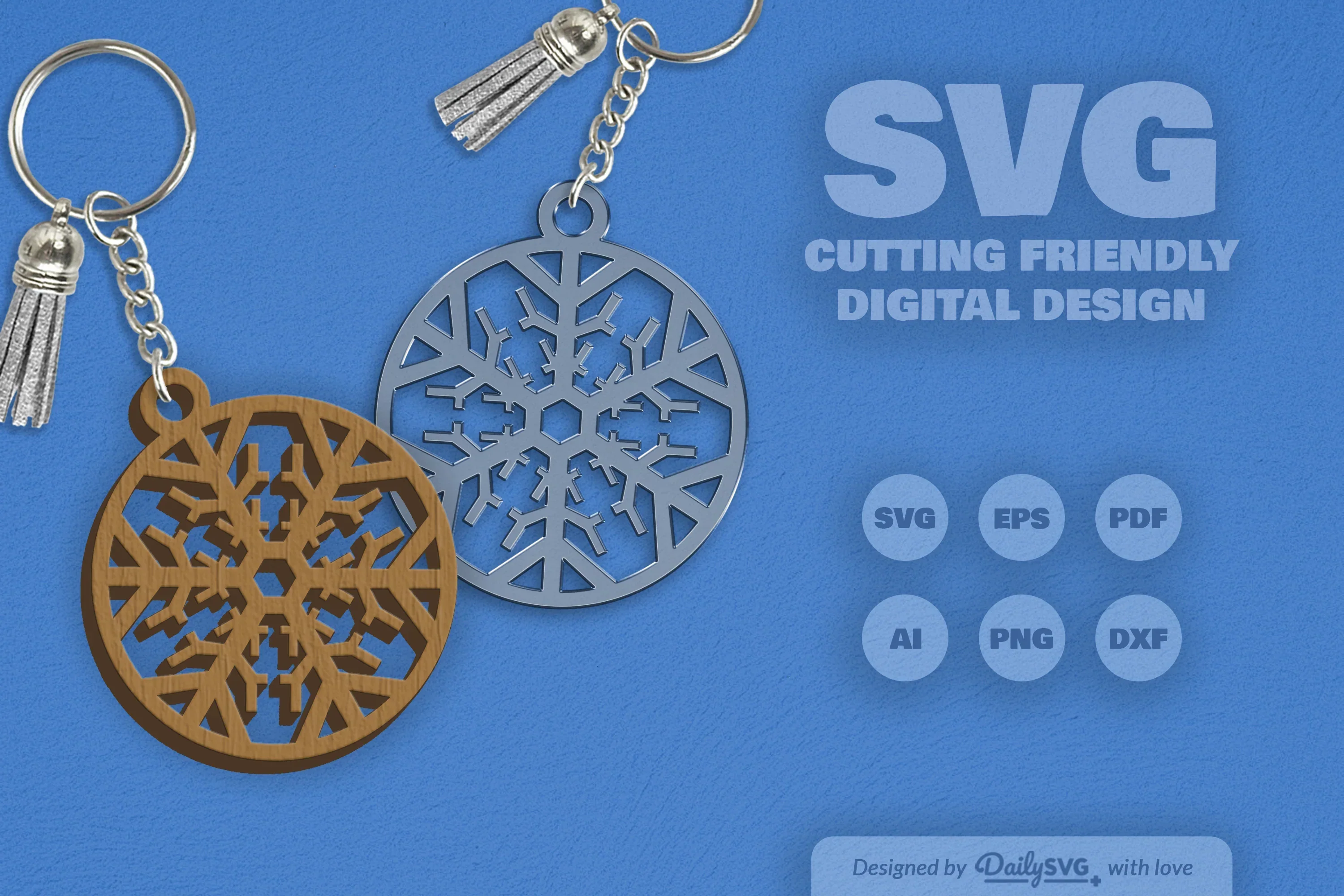Snowflake SVG Bundle for Crafting - Image 2